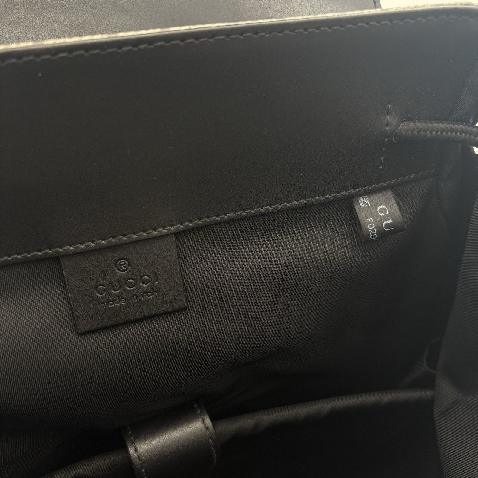 Gucci Gucci Soft Monogram GG Supreme Backpack ' Black Brown 'GREAT Size ONE SIZE - 23 Thumbnail