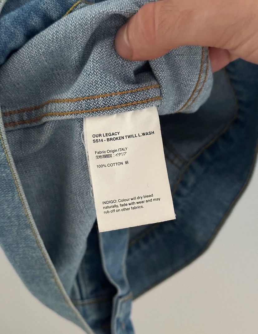 Our Legacy Our legacy denim jacket Size US M / EU 48-50 / 2 - 5 Thumbnail