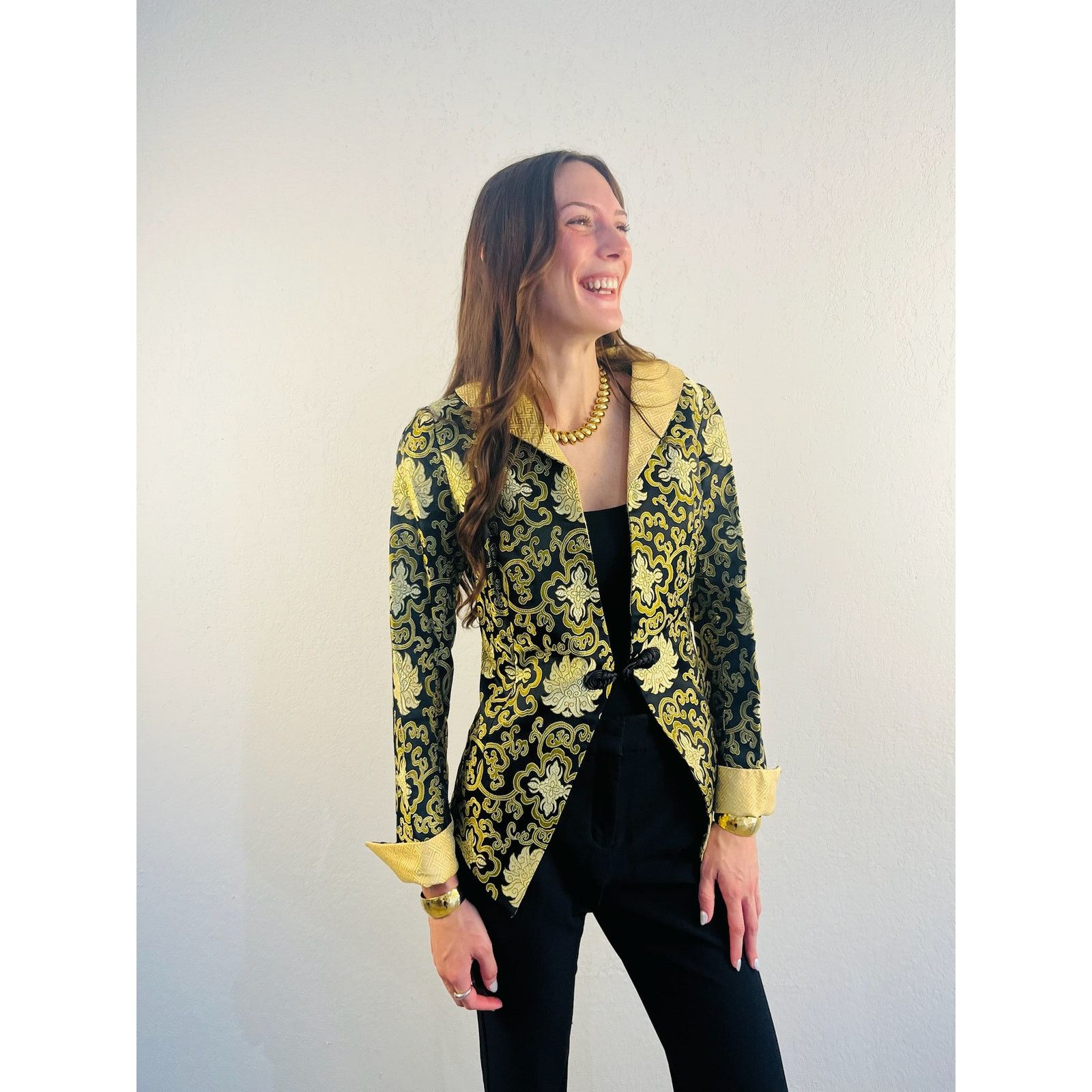 Other Vintage 100% Silk Jacket Size XS / US 0-2 / IT 36-38 - 8 Thumbnail