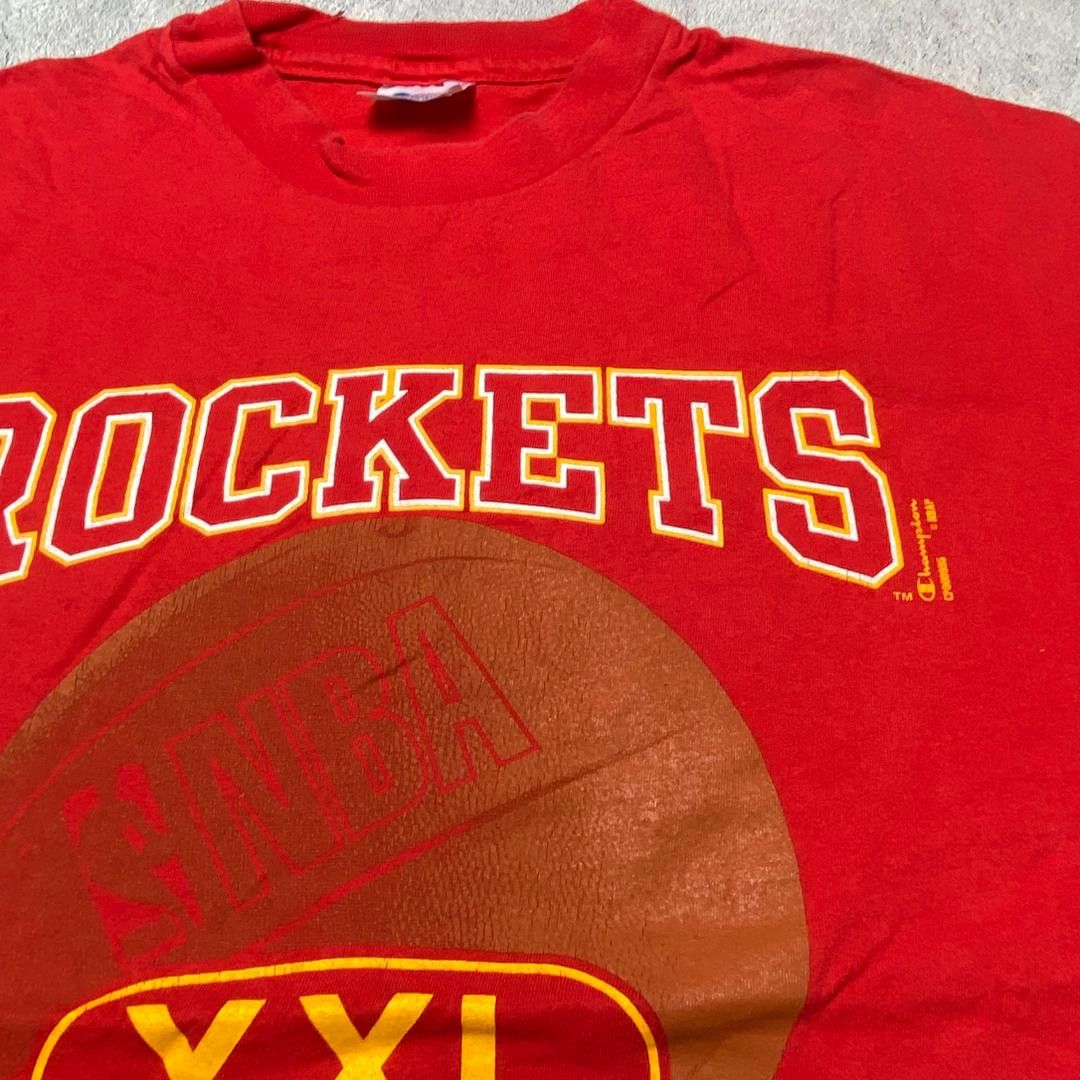 Champion Vintage Single Stitch Champion Rockets Basketball Tee Size US XL / EU 56 / 4 - 3 Thumbnail