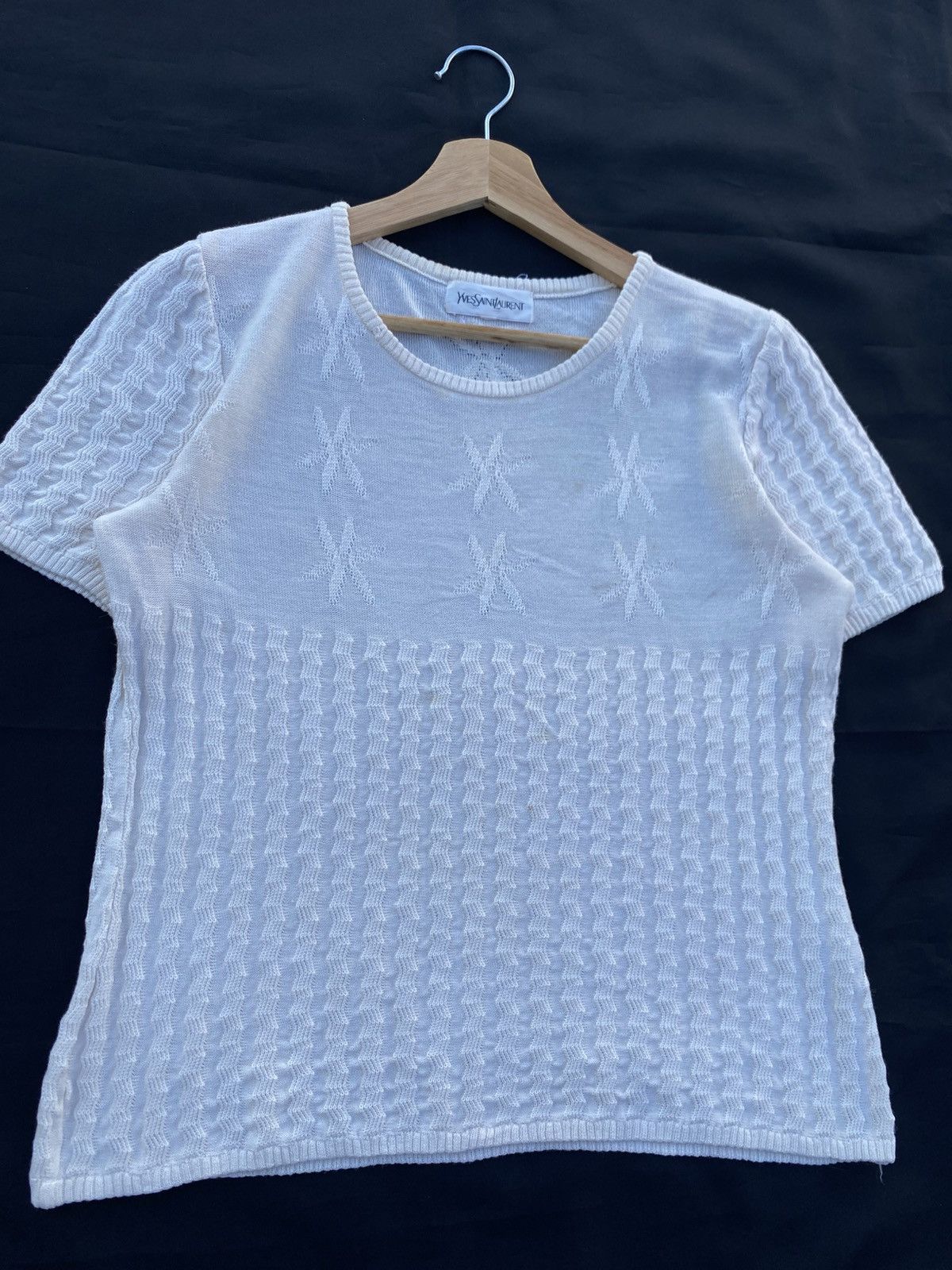 Yves Saint Laurent Rare Vintage Yves Saint Laurent YSL Knitted Sweater Size M / US 6-8 / IT 42-44 - 5 Thumbnail