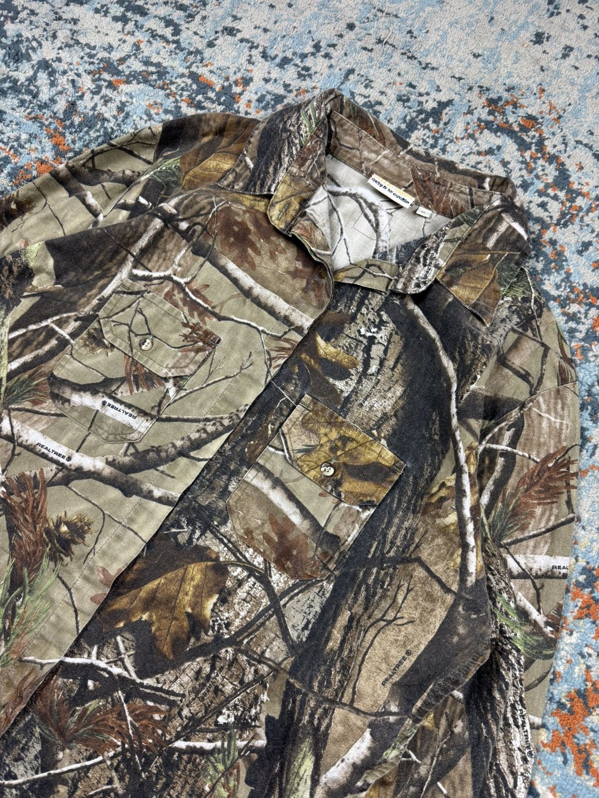Realtree × Vintage Vintage 90s Realtree camo hunting button up shirt Size L / US 10 / IT 46 - 4 Thumbnail