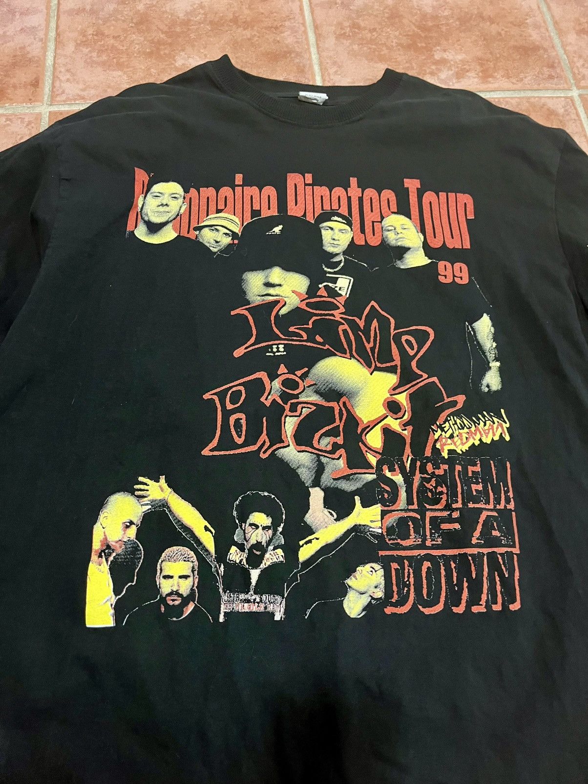 Vintage Vintage 1999 Limp Bizkit System Of A Down Billionaire Pirate Size US XL / EU 56 / 4 - 3 Thumbnail