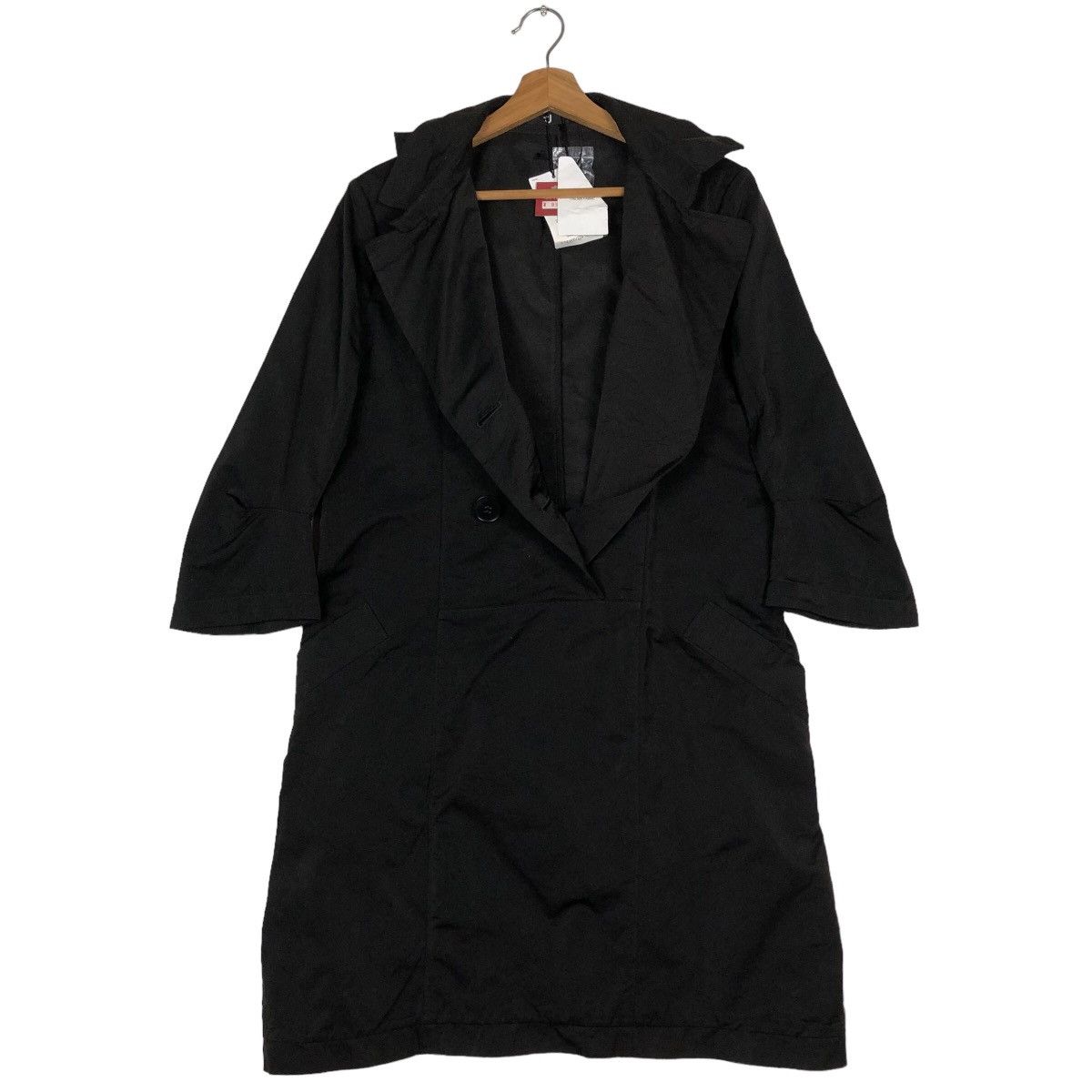 Jil Sander 🔥Vintage Long Jacket Double Breast Fly Coats J+ Jill Sander Size US L / EU 52-54 / 3 - 12 Thumbnail