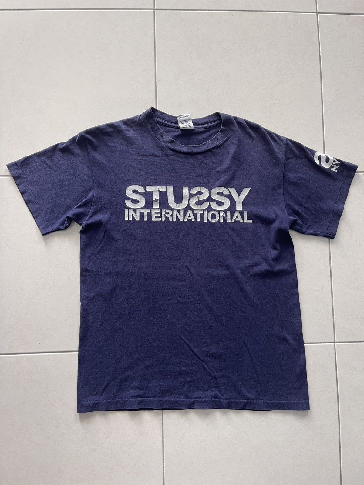 Stussy × Vintage VINTAGE 90S STUSSY INTERNATIONAL SPELL OUT VERY RARE Size US M / EU 48-50 / 2 - 1 Thumbnail