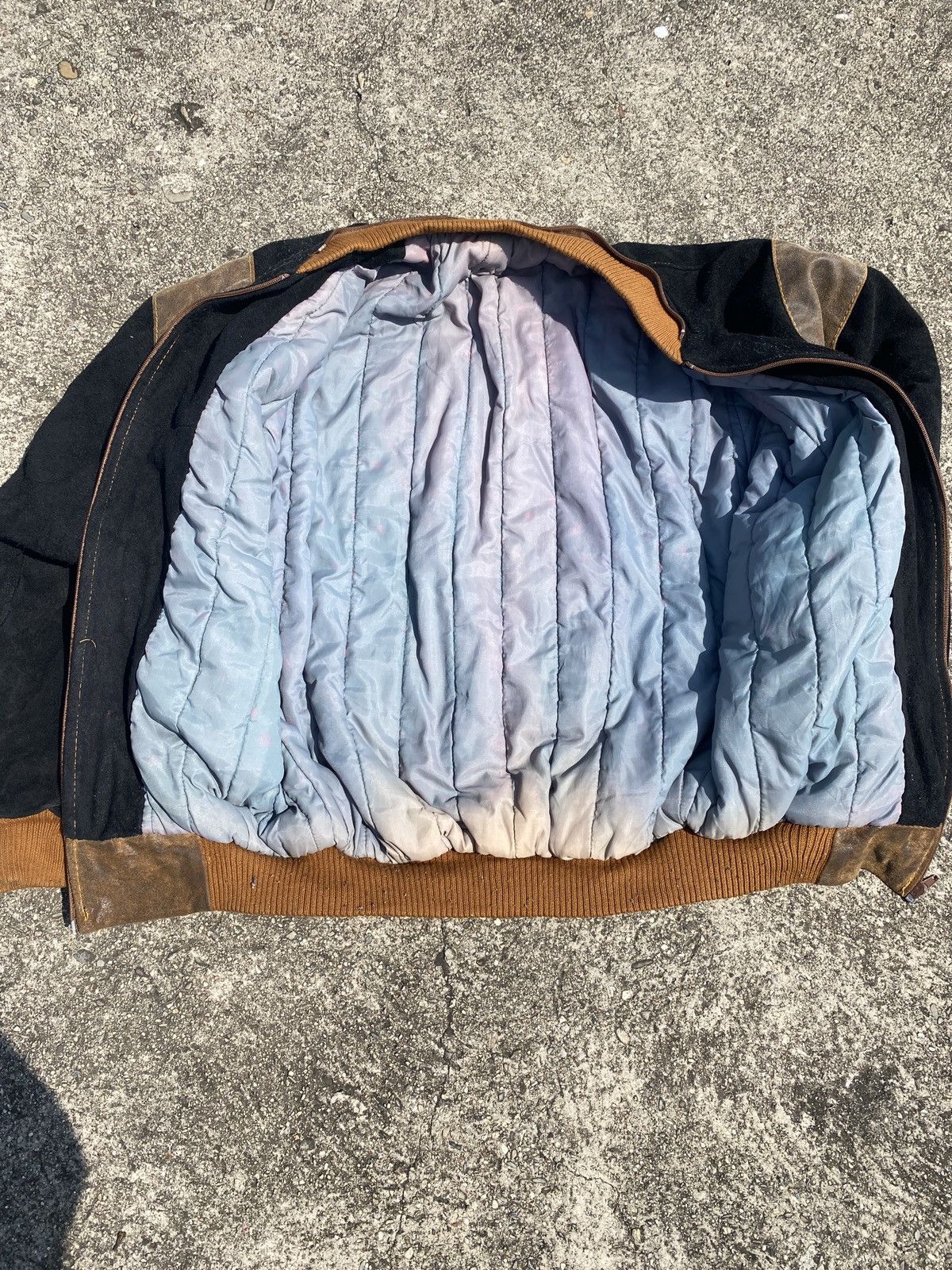 Maison Margiela × Vintage Vintage US Suede Bomber Jacket Size US M / EU 48-50 / 2 - 7 Thumbnail