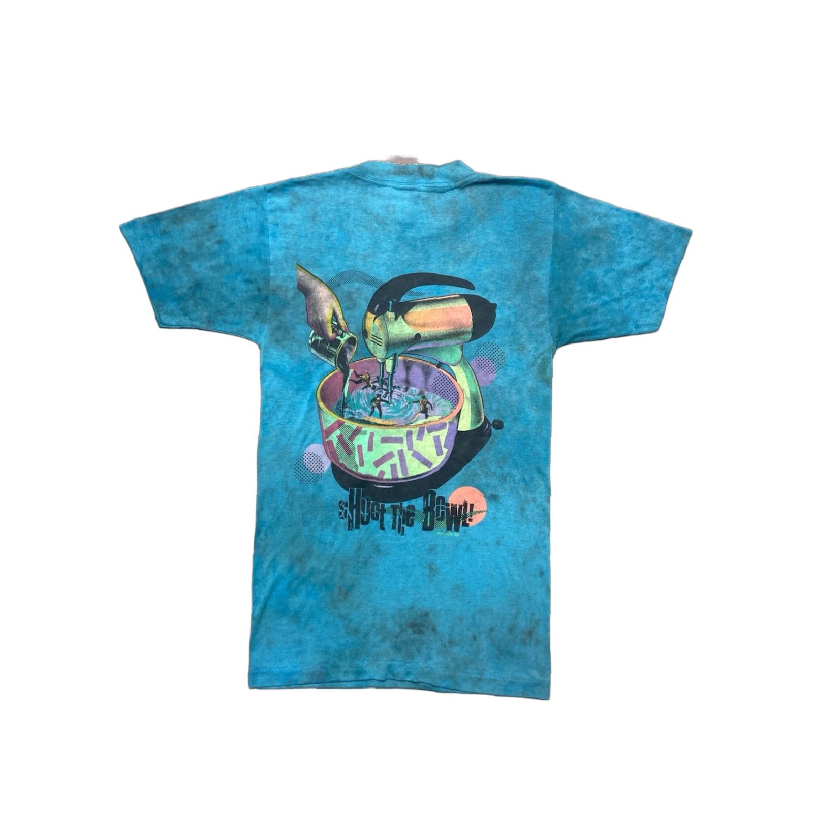 Ocean Pacific VINTAGE Ocean Pacific T-Shirt 80s Men XS Small Blue Shoot the Bowl Surf Stained Paper Thin Size US S / EU 44-46 / 1 - 1 Thumbnail