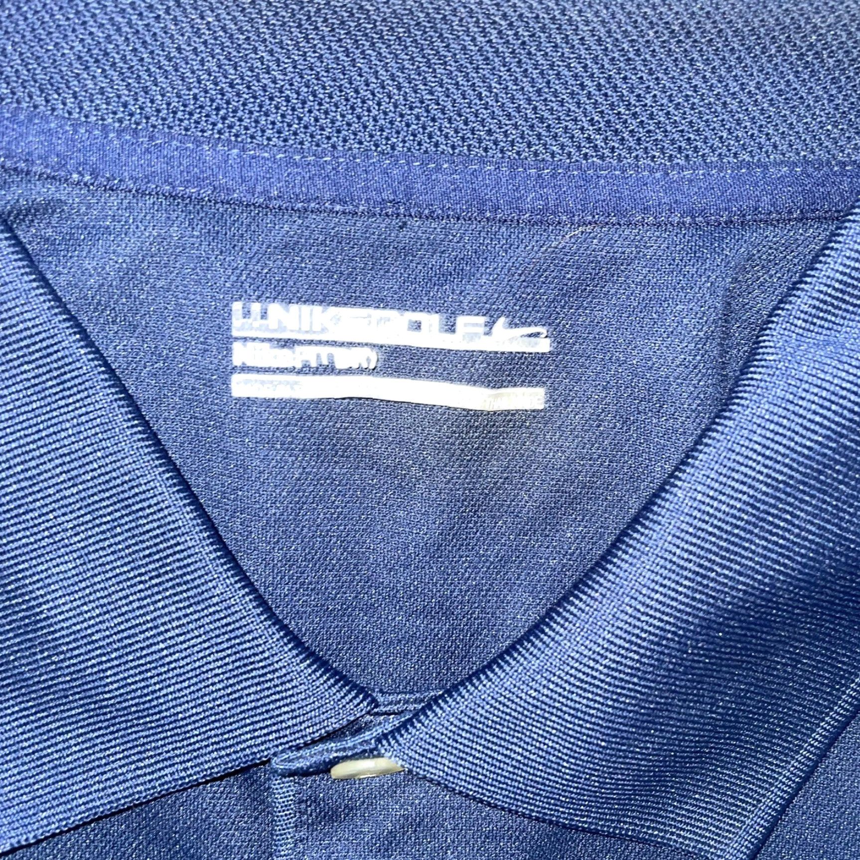 Vintage NIKE GOLF Talking Rock Polo Shirt Blue Mens Size L Short Sleeve Button-Up Size US L / EU 52-54 / 3 - 4 Thumbnail