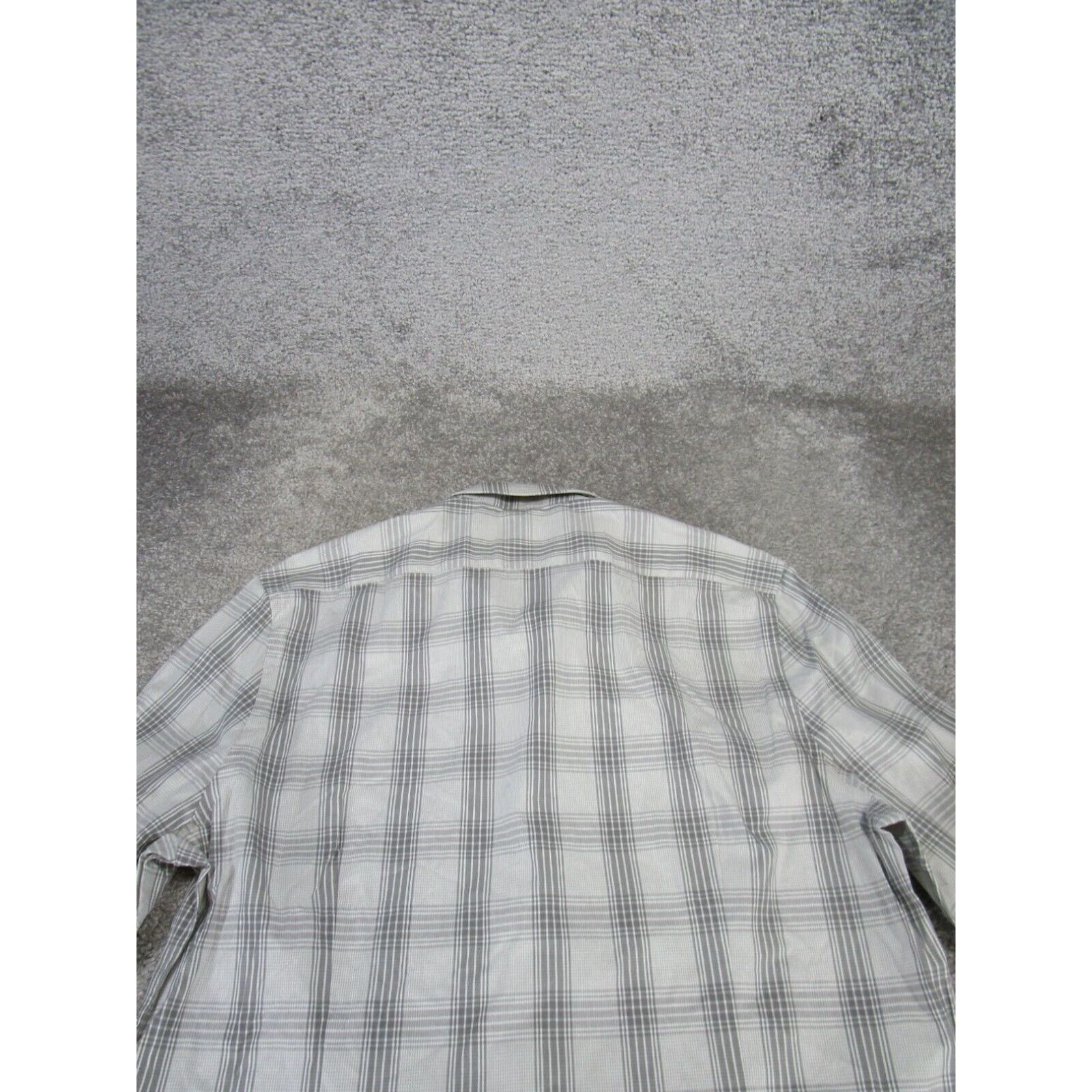 Express Express Mens Medium Gray Plaid Button Up Long Sleeve Shirt Size US M / EU 48-50 / 2 - 4 Thumbnail