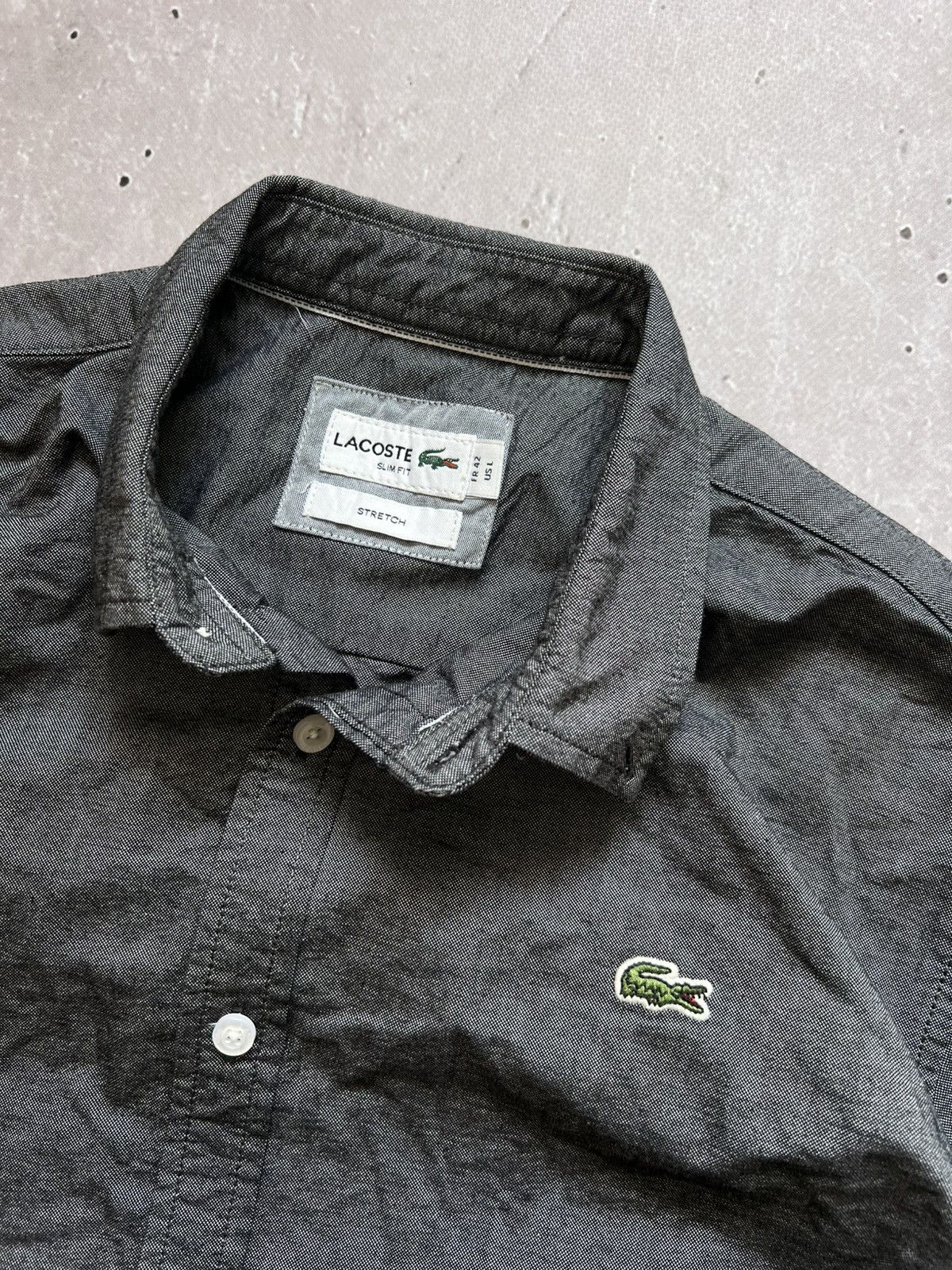Lacoste Very Rare Short Sleeve Shirt From Lacoste Vintage Size L Y2K Size US L / EU 52-54 / 3 - 4 Thumbnail