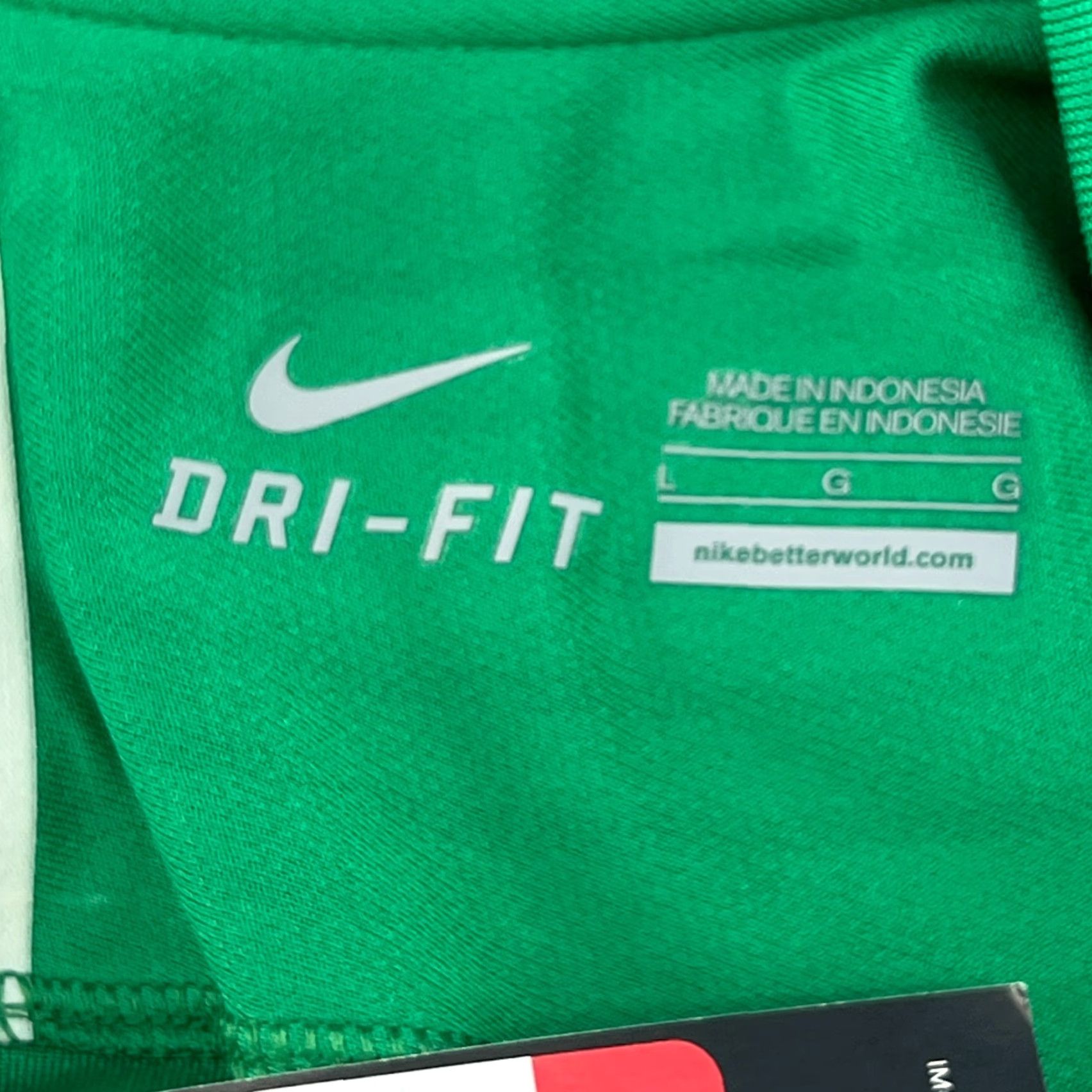 Nike Nike Norway 2016 2017 Goalkeeper Jersey Mens Large Football Long Sleeve T-Shirt Green Size US L / EU 52-54 / 3 - 6 Thumbnail