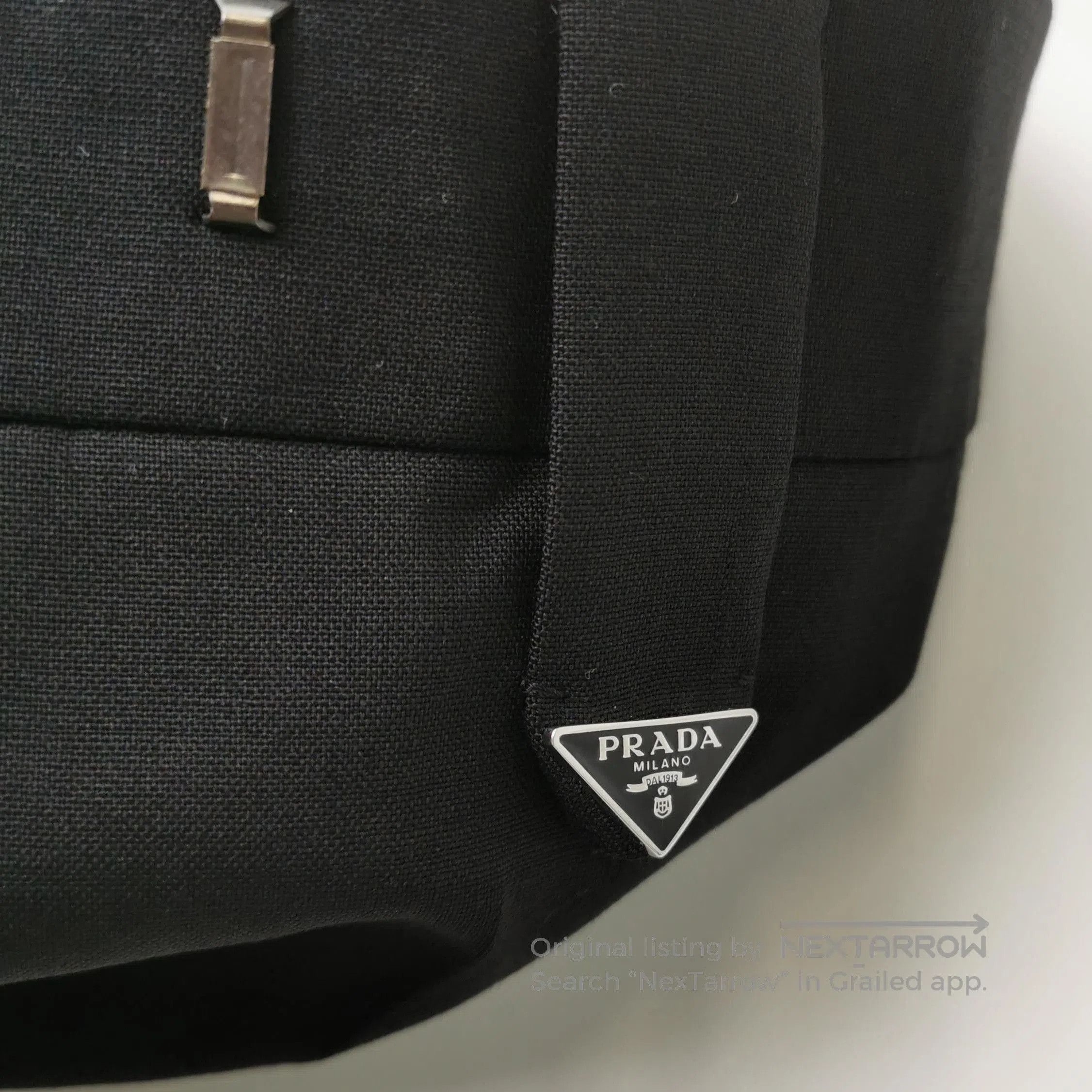 Prada Prada Wool Blend Triangle Logo Trousers . Size 37" - 3 Thumbnail