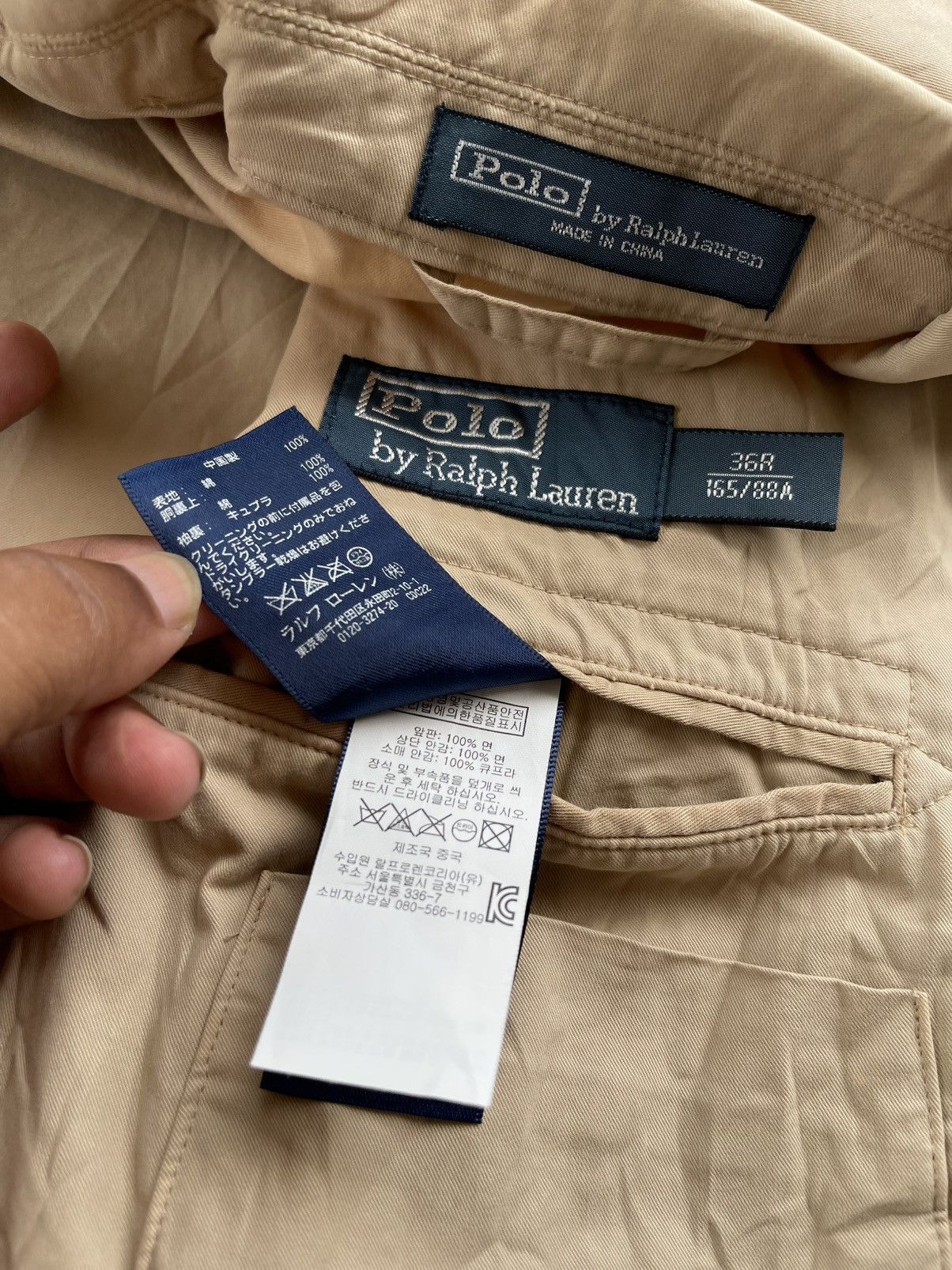 Polo Ralph Lauren Polo Ralph Lauren Unconstructed Cotton Chino Blazer/Jacket Size US M / EU 48-50 / 2 - 11 Thumbnail