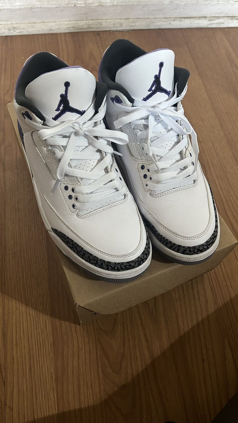 Jordan Brand Jordan 3 Retro dark iris Size US 10.5 / EU 43-44 - 1 Thumbnail