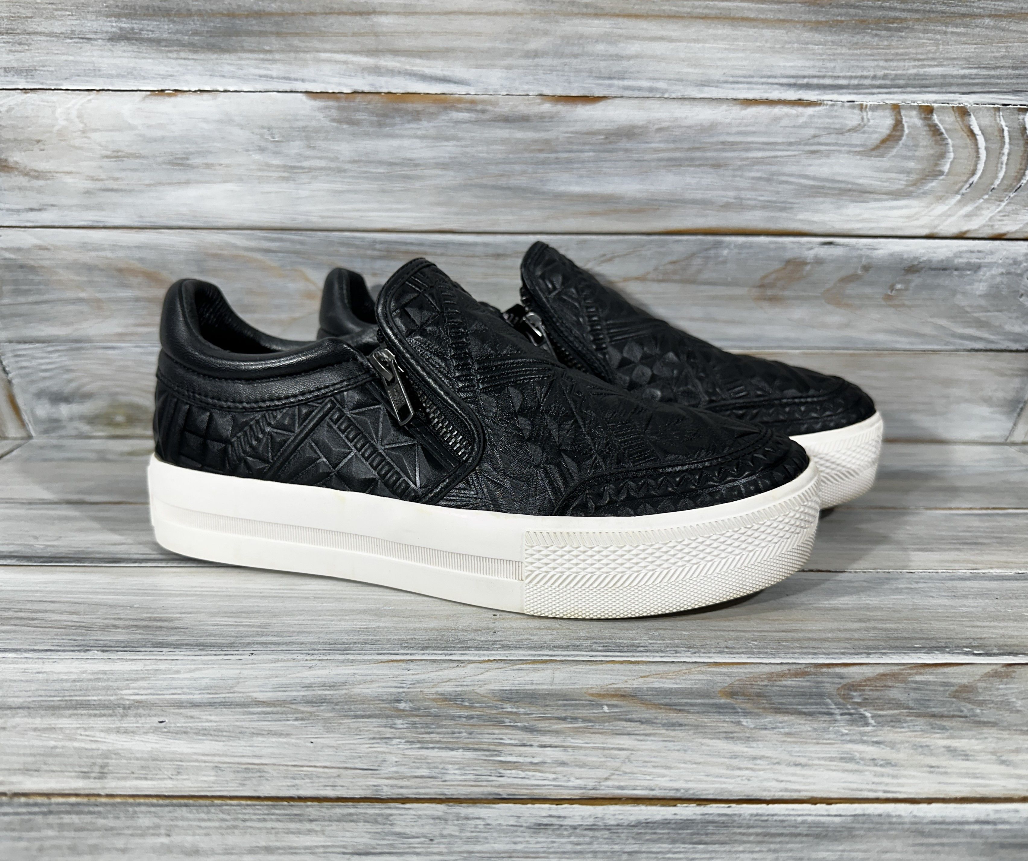 ASH ASH Platform Slip On Women's Leather Shoes Casual Sneakers Size US 8 / IT 38 - 1 Thumbnail