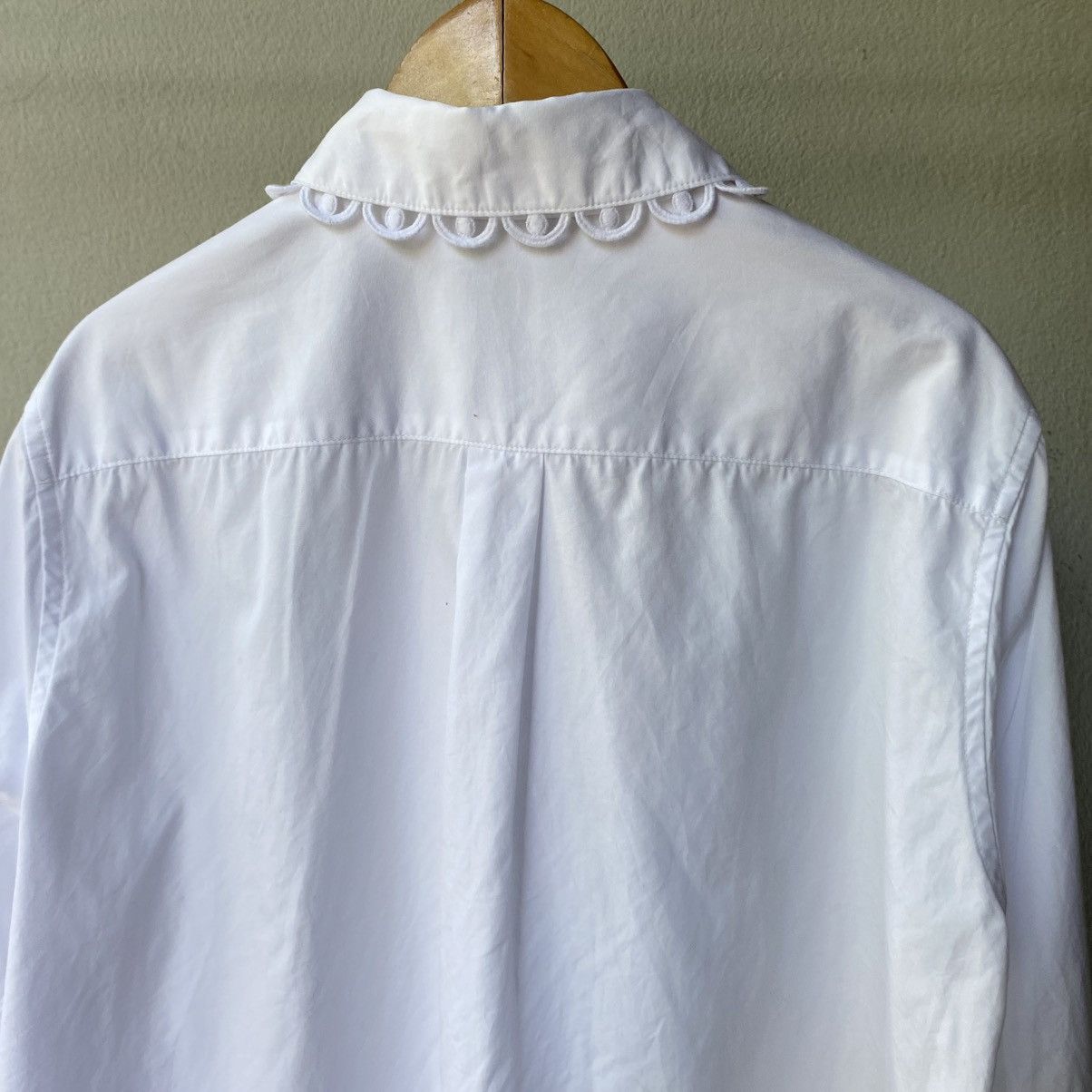 Tsumori Chisato Tsumori Chisato White Ruffle Collar Blouse Size XS / US 0-2 / IT 36-38 - 12 Thumbnail