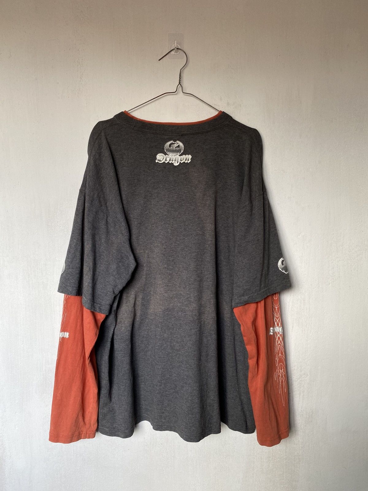 Beauty Beast Dragon Tribal Cross Double Layer Longsleeve Size US L / EU 52-54 / 3 - 3 Thumbnail