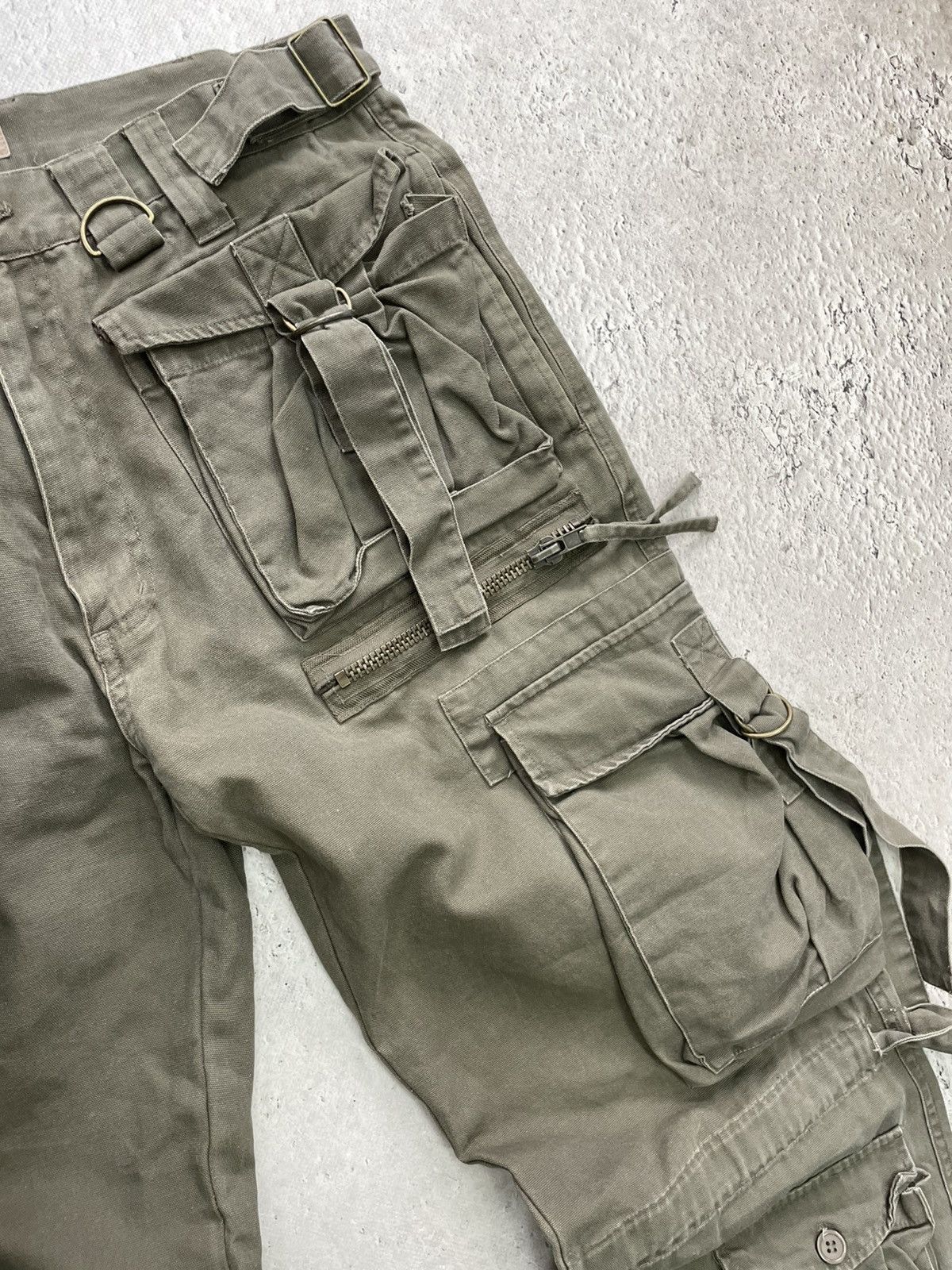 Jack & Jones Rare bondage Junya watanbe style cargo baggy pants y2k Size US 34 / EU 50 - 8 Thumbnail