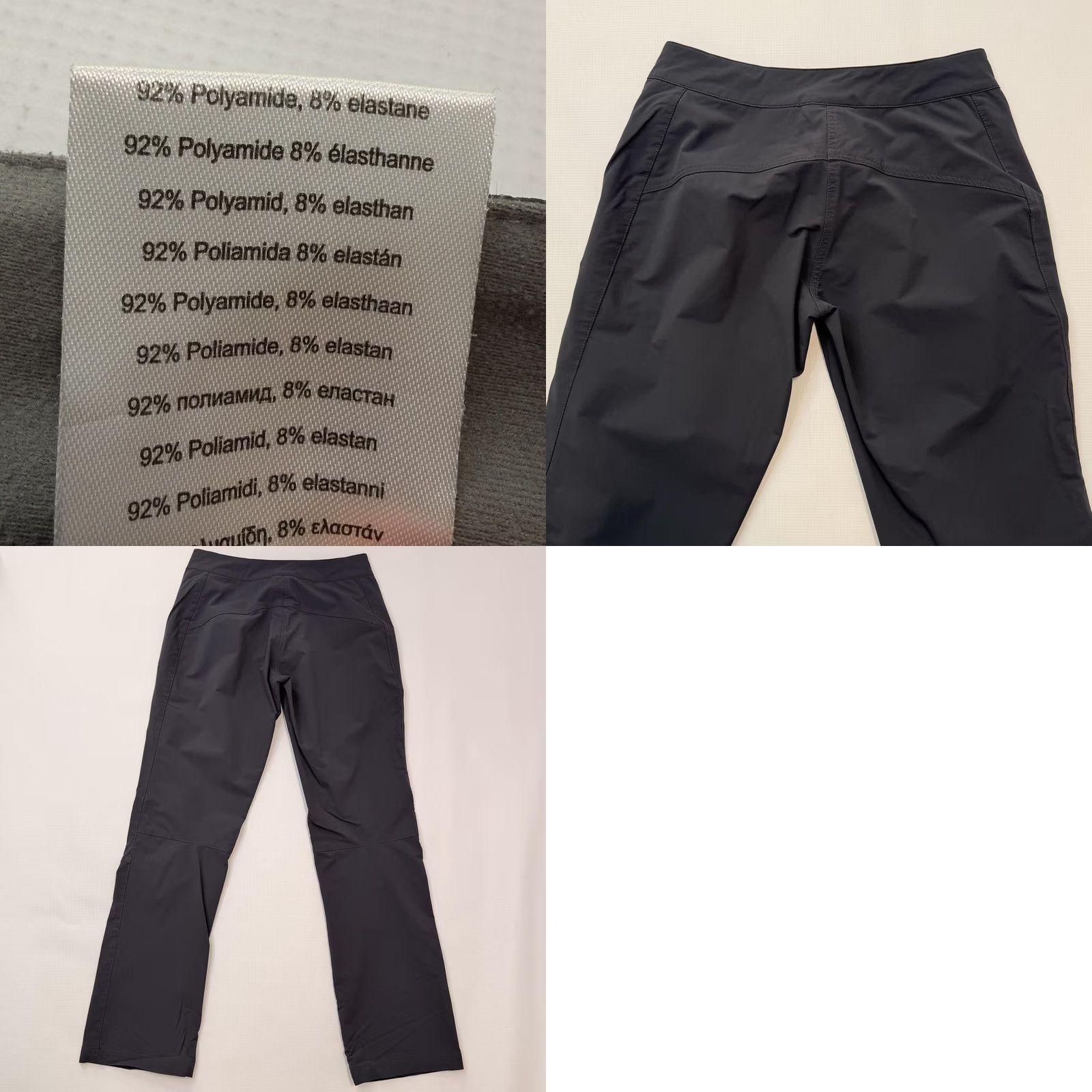 Rab VINTAGE Rab Vector Pants Womens XS Gray Softshell Hiking Zip Pockets Stretch Outdoor Size 26" / US 2 / IT 38 - 9 Thumbnail