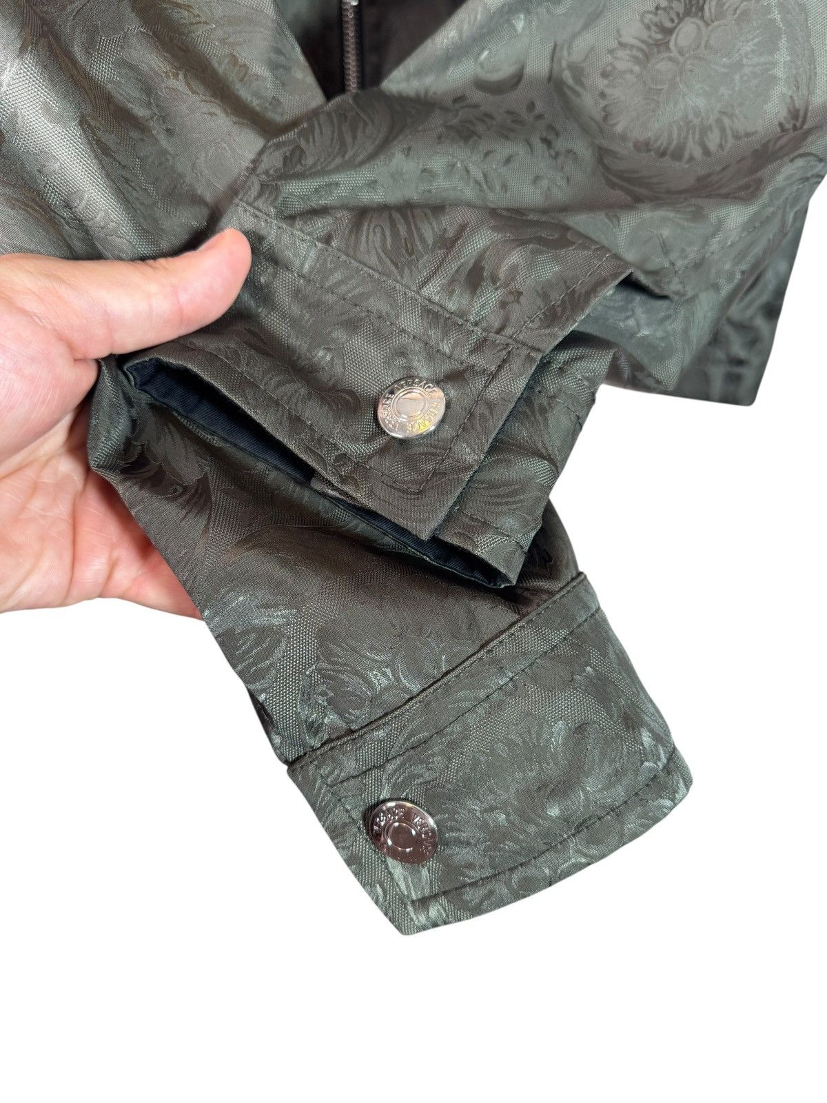 Versace Versace Green Baroque Jacquard Jacket Sz 48 Size US M / EU 48-50 / 2 - 5 Thumbnail