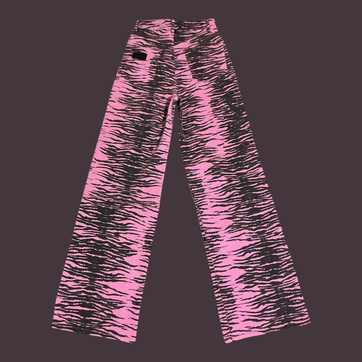 Ganni GANNI Pink Zebra Print Jeans Size 25" / US 0 / IT 36 - 1 Thumbnail