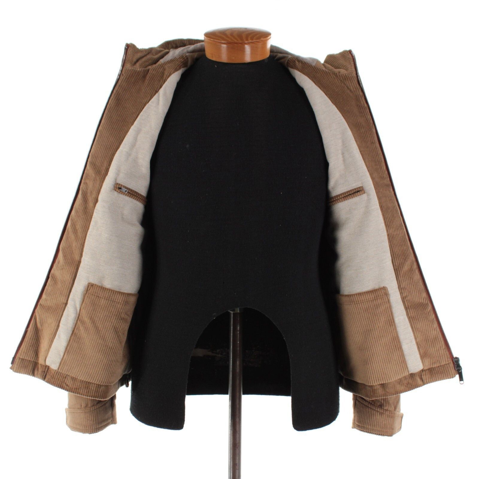 Luciano Barbera Luciano Barbera Jacket Size M US In Brown Cotton Blend Size US M / EU 48-50 / 2 - 7 Thumbnail