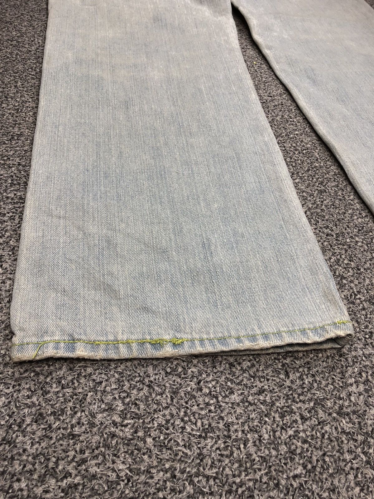 Abercrombie & Fitch Vintage Crazy Distressed Abercrombie And Fitch Flare Jeans Size US 33 - 15 Thumbnail