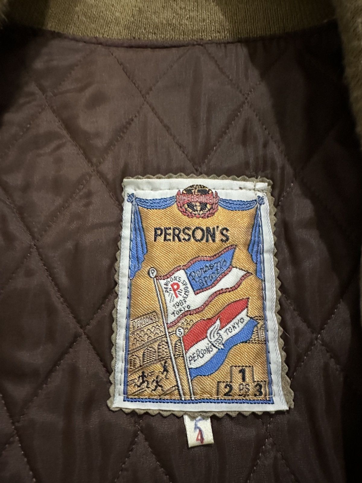 PERSON'S Person’s Tokyo 1987 Suede Bomber Jacket Size US M / EU 48-50 / 2 - 2 Thumbnail