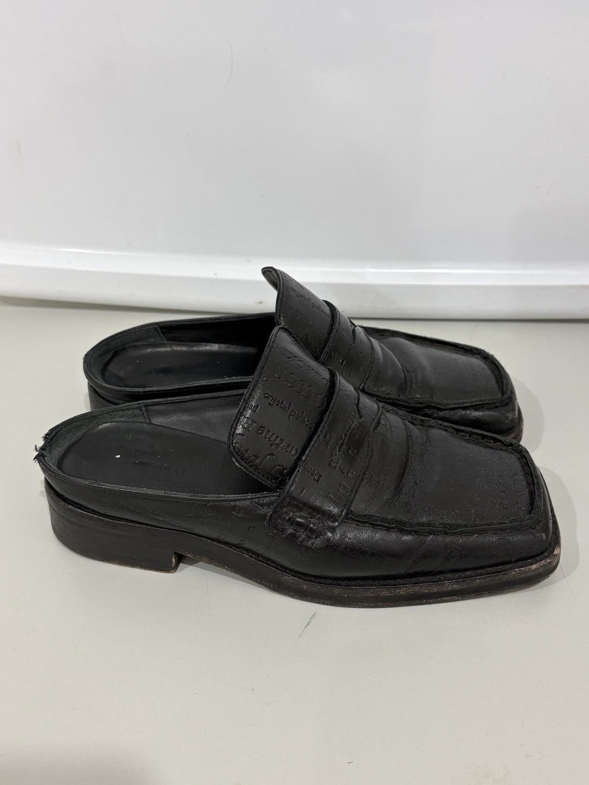 Martine Rose Martine Rose Square Toe Loafer Mule Black Size US 7 / IT 37 - 3 Thumbnail