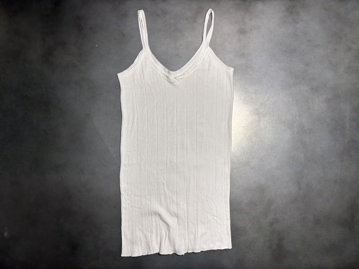 Vintage Y2K Vintage Tank Top Ribbed Thrashed 90s 2000s Sleeveless T Size S / US 4 / IT 40 - 12 Thumbnail