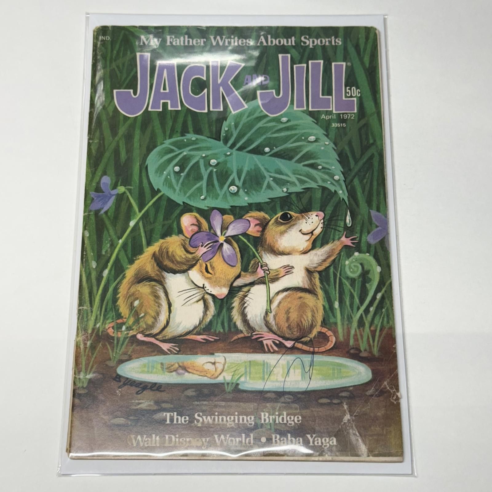 Designer Vintage April 1972 Jack and Jill Magazine Disney World Yaga Size ONE SIZE - 8 Thumbnail