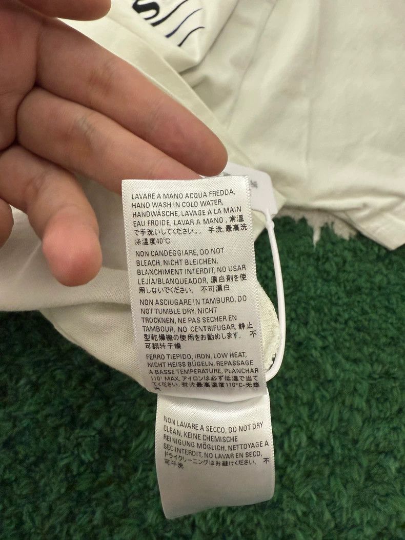 Balenciaga Balenciaga White and Blue Embroidered Coke Short Sleeve Size US XS / EU 42 / 0 - 9 Thumbnail