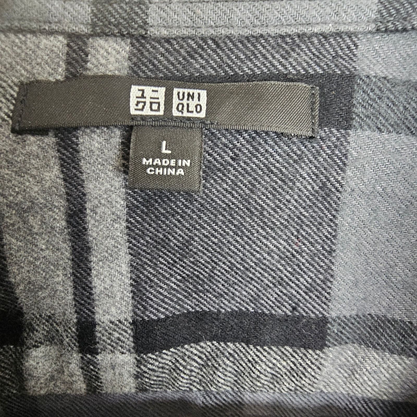 Uniqlo Uniqlo Womens Plaid Flannel Shirt L Gorpcore Casual Grunge Size L / US 10 / IT 46 - 6 Thumbnail