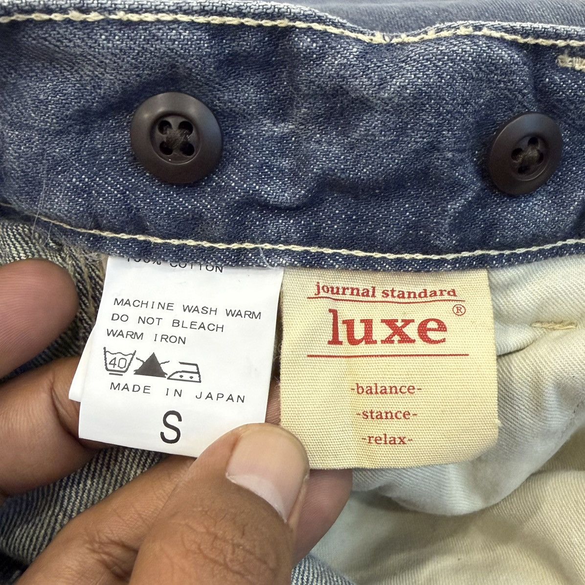 Journal Standard Journal Standard Luxe Carpenter Denim Workwear Pants Size US 30 / EU 46 - 16 Thumbnail