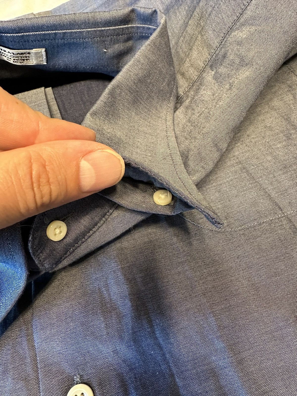 Peter Millar Peter Millar Men’s Blue Button Down L/S Dress Shirt-XL Size US XL / EU 56 / 4 - 8 Thumbnail