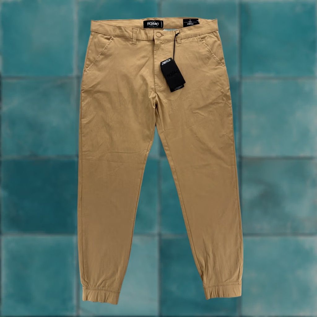 Mossimo Mossimo Jogger Pants Mens 36 Beige Slim Fit Inseam 29 Moisture Wicking NWT Tech Size US 36 / EU 52 - 1 Thumbnail
