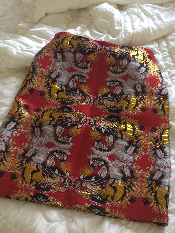 Gucci Runway A-line Printed Skirt- dmc