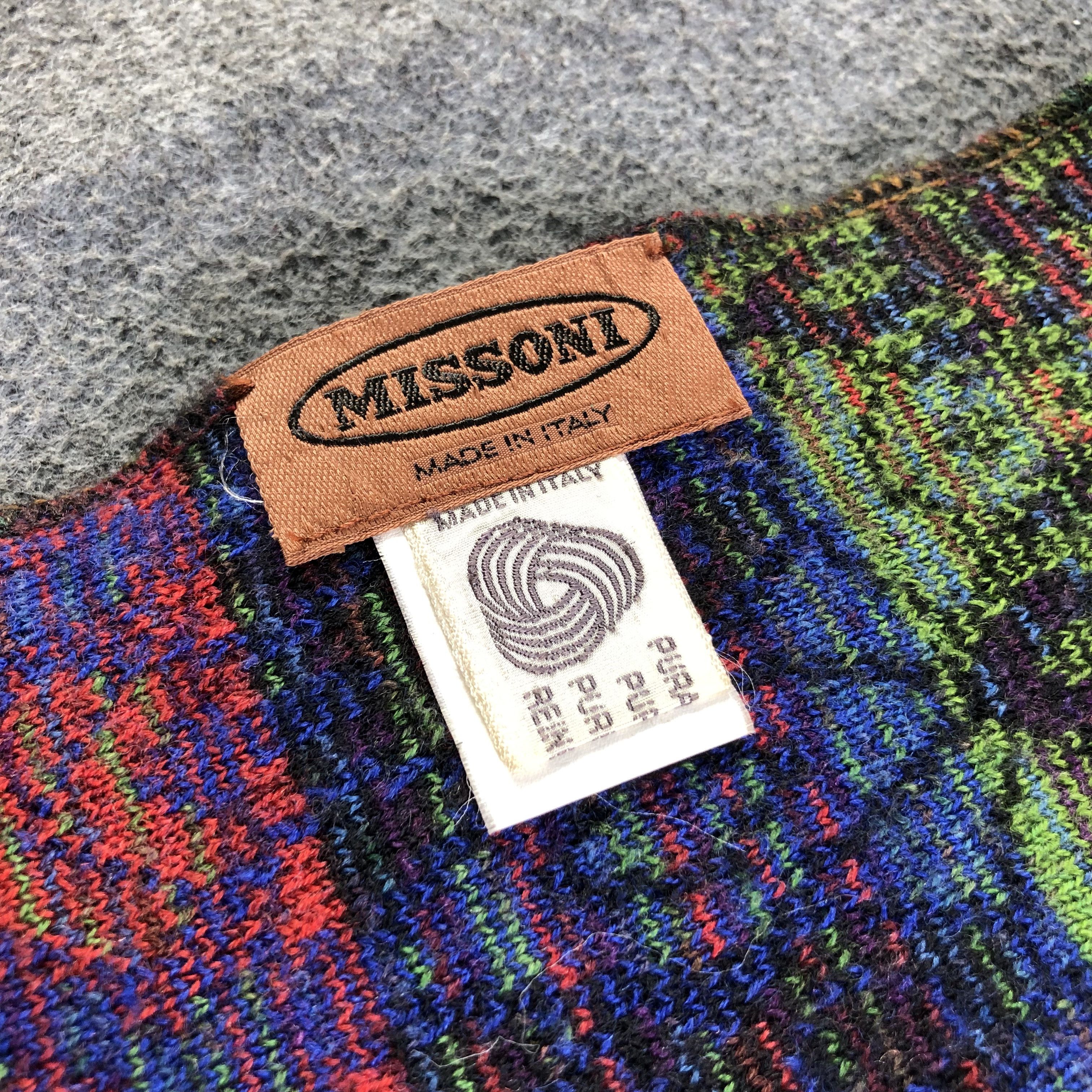Missoni Missoni Abstract Wool Scarf Muffler Neckwear V2148 Size ONE SIZE - 5 Thumbnail
