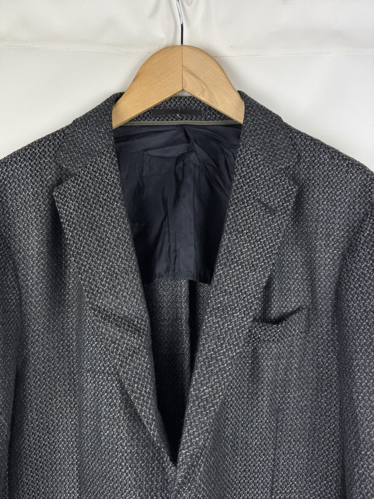 Z Zegna Z Zegna Drop 7 Shirt Wool Half Lined Blazer Jacket Sportcoat Size 40R - 8 Thumbnail