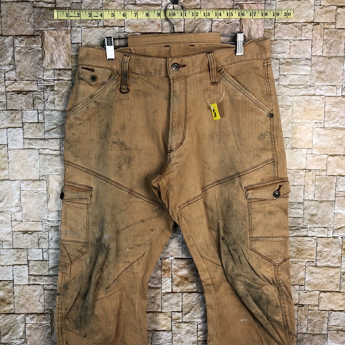 Japanese Brand Japanese Brand Brown Cargo Multipocket Pants #A624 Size US 32 / EU 48 - 5 Thumbnail