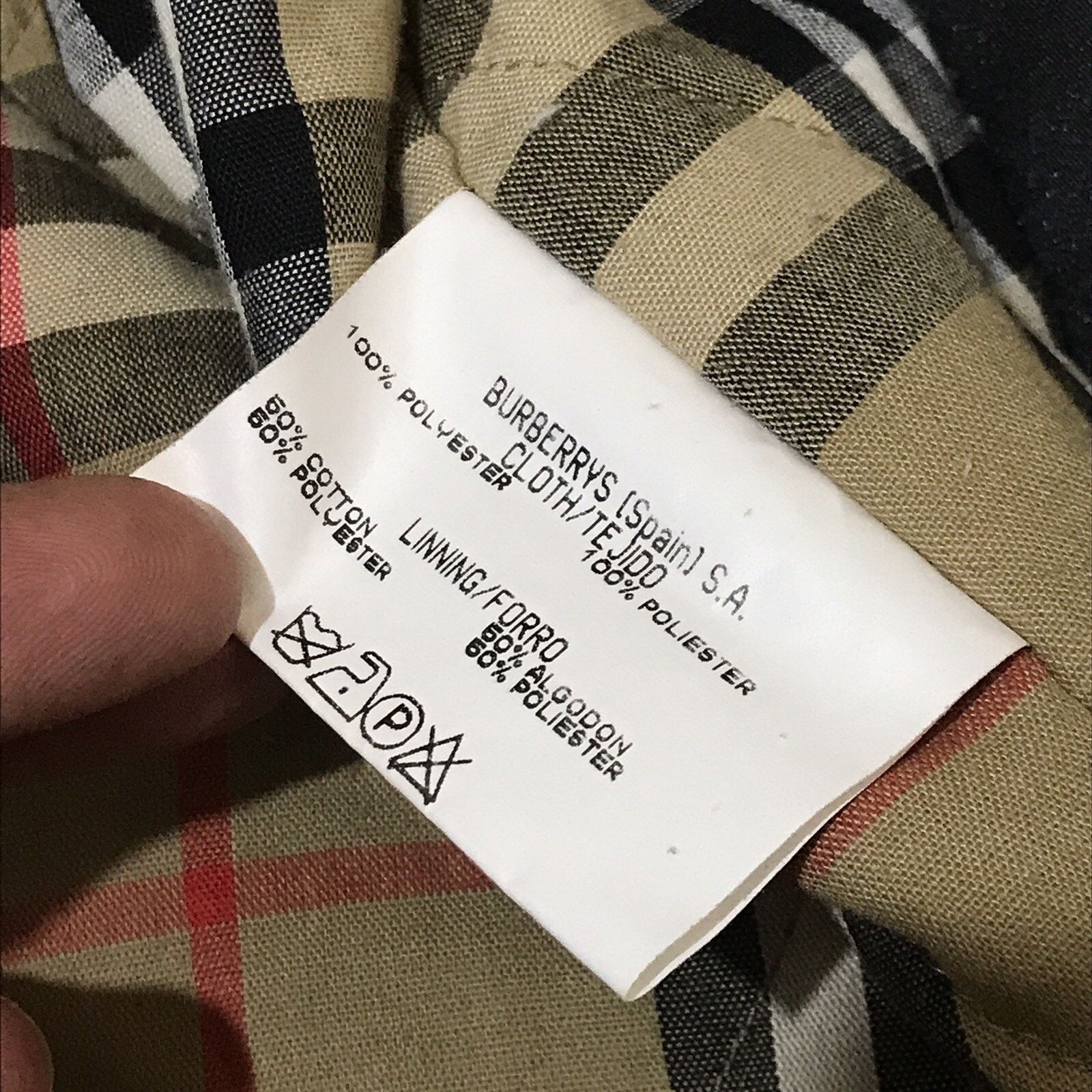 Burberry VINTAGE Burberry women jacket coat Nova Check FAUX FUR GRAY Size XL / US 12-14 / IT 48-50 - 14 Thumbnail