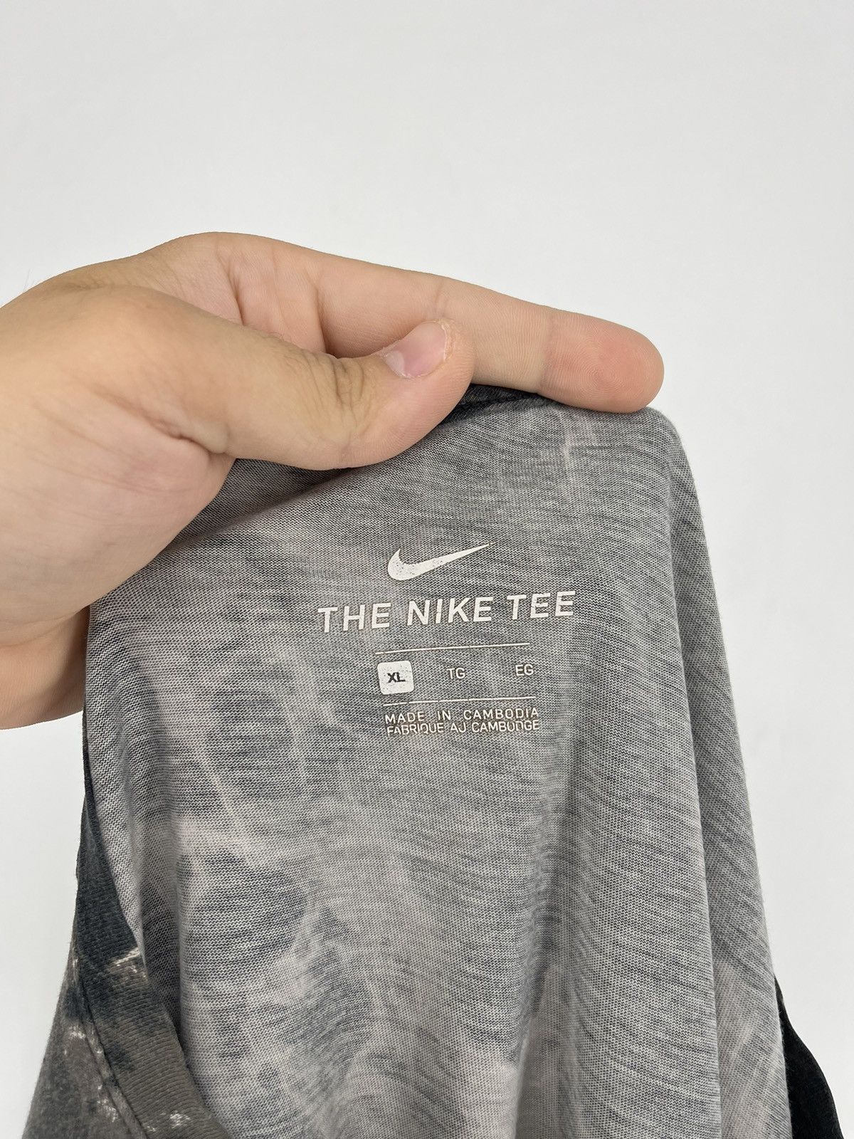Nike × Vintage Nike Vintage Fire T-Shirt Y2K Nike Big Swoosh Streetwear Size US XL / EU 56 / 4 - 9 Thumbnail