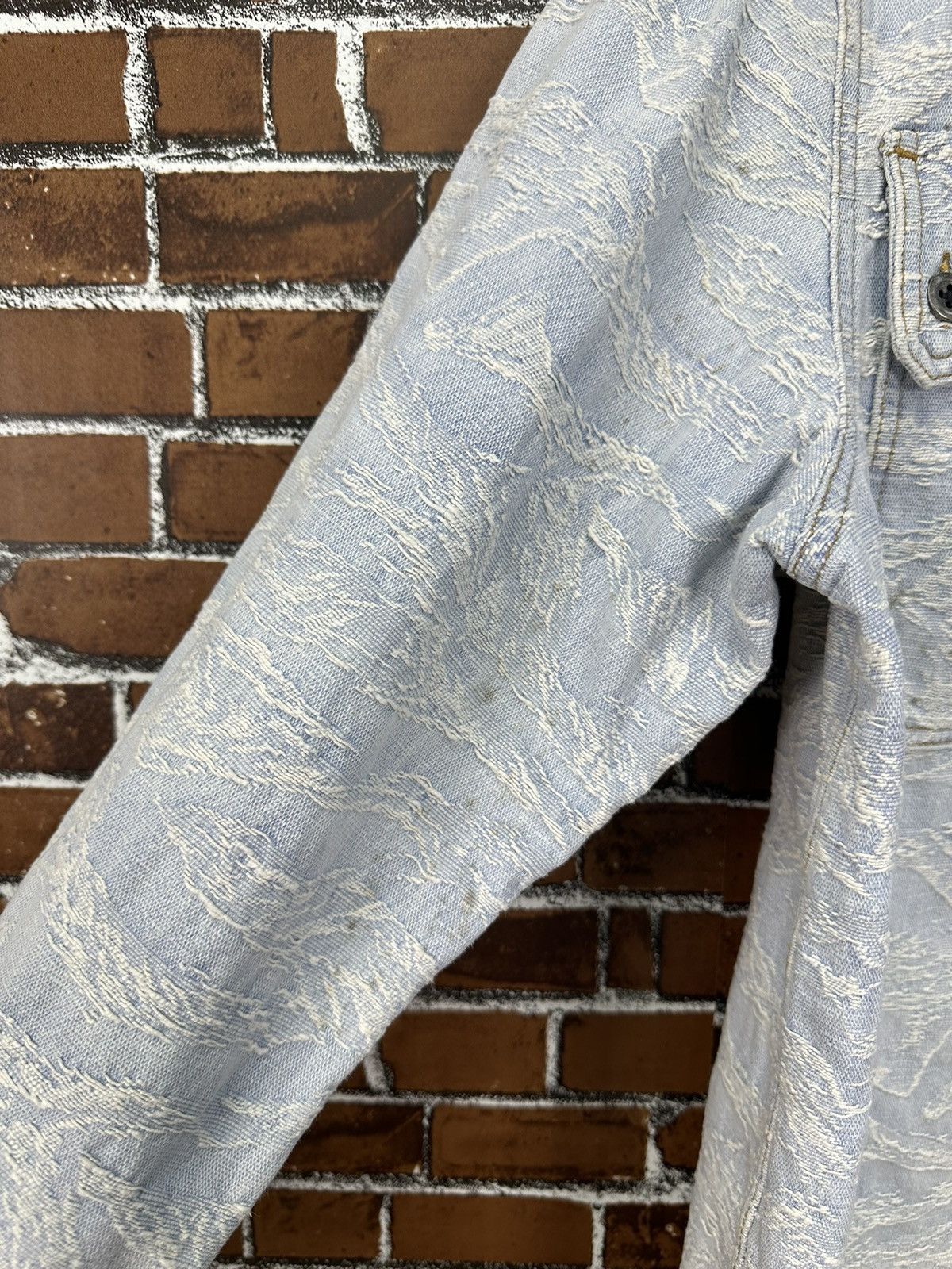Diesel Diesel Denim Wave Dirty Design Denim Jacket Z08 Size US M / EU 48-50 / 2 - 7 Thumbnail