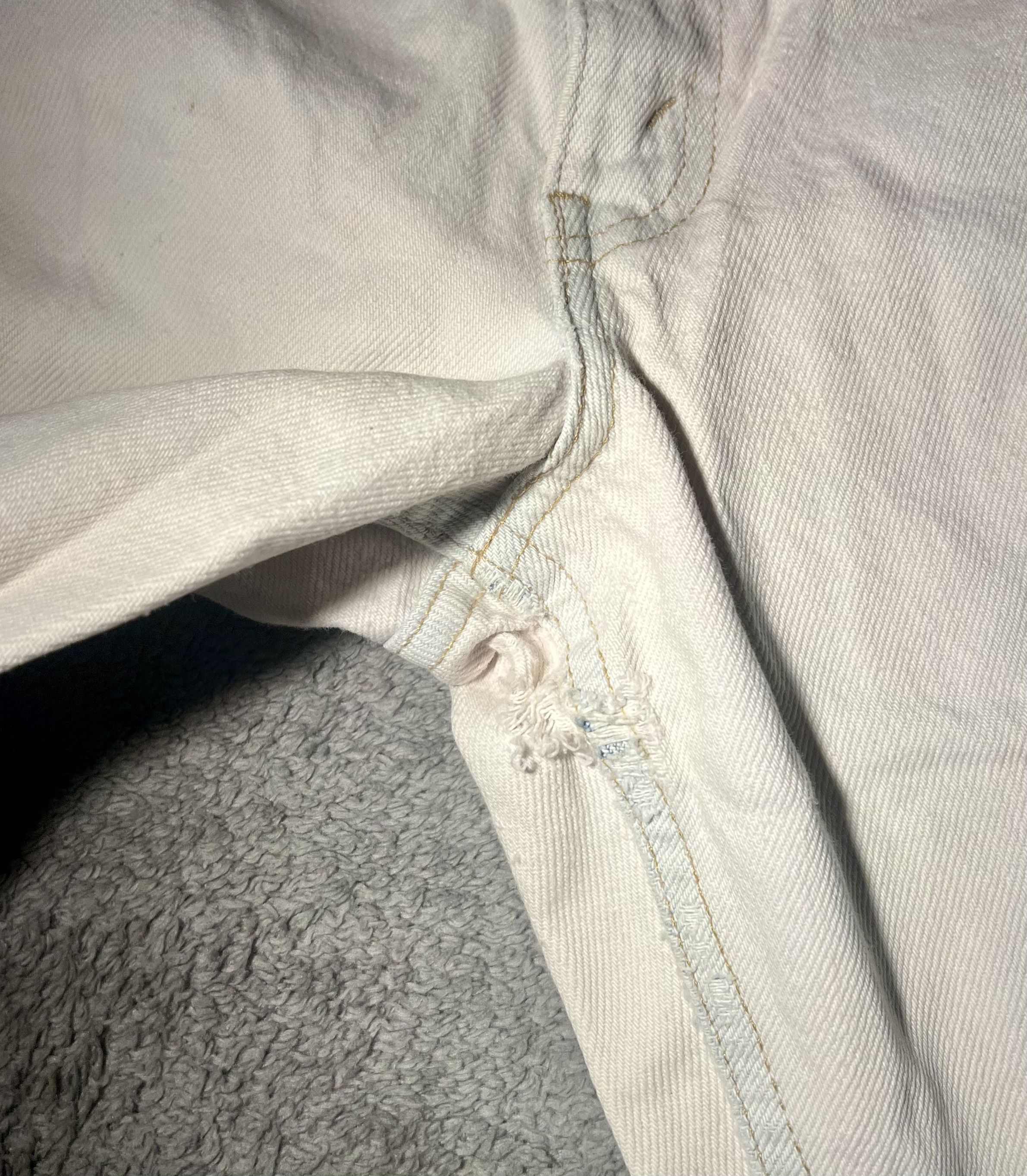 Levi's Levi's Vintage White Denim Size US 32 / EU 48 - 5 Thumbnail