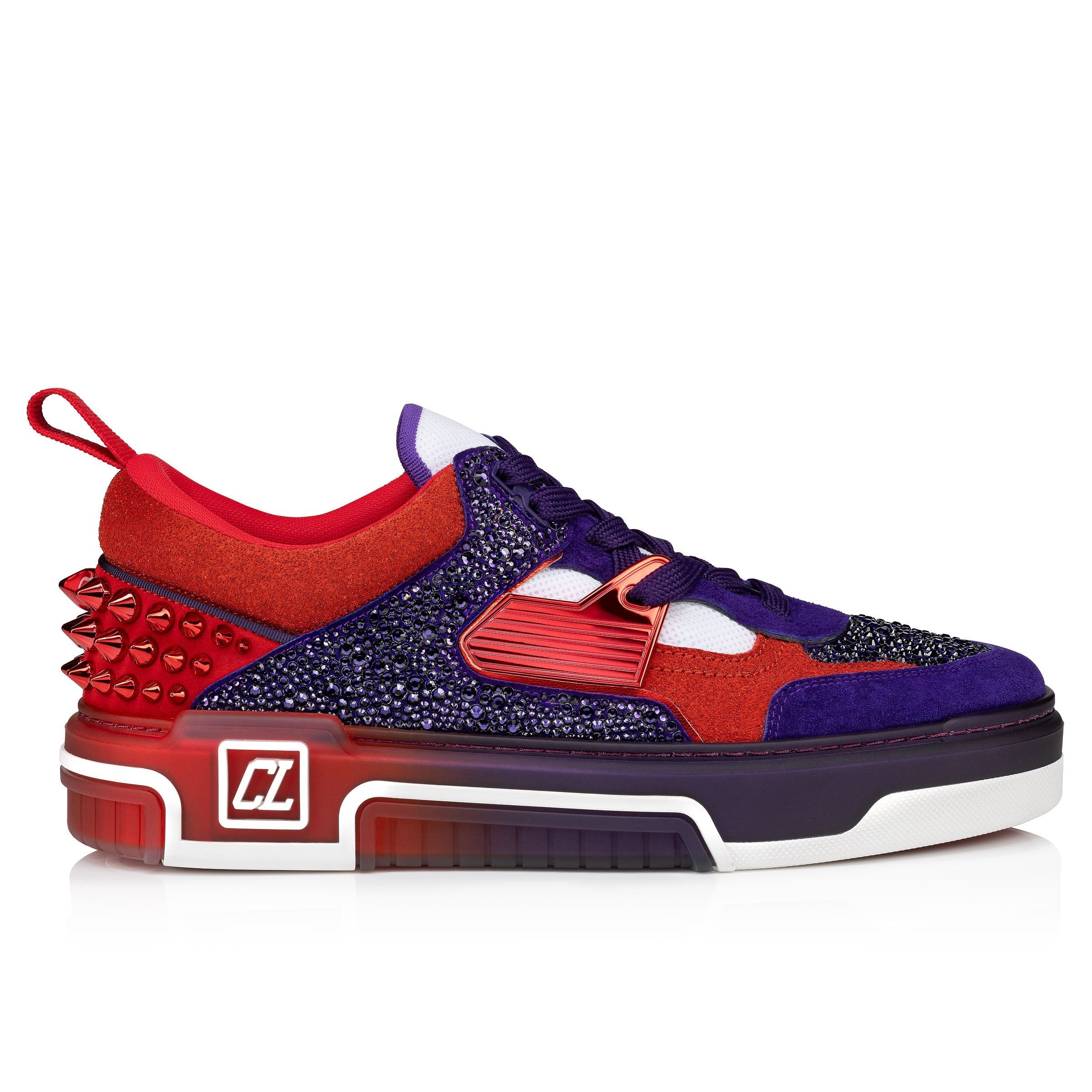 Christian Louboutin o1bcso1str0825 Astroloubi Strass in Purple/Red Size US 12 / EU 45 - 2 Thumbnail