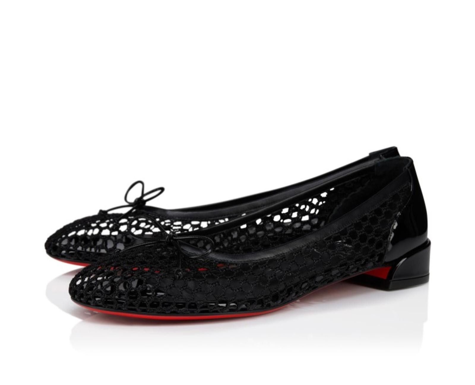 Christian Louboutin Christian Louboutin Sweetie Jane Mesh Ballerinas size 37.5 Size ONE SIZE - 2 Thumbnail