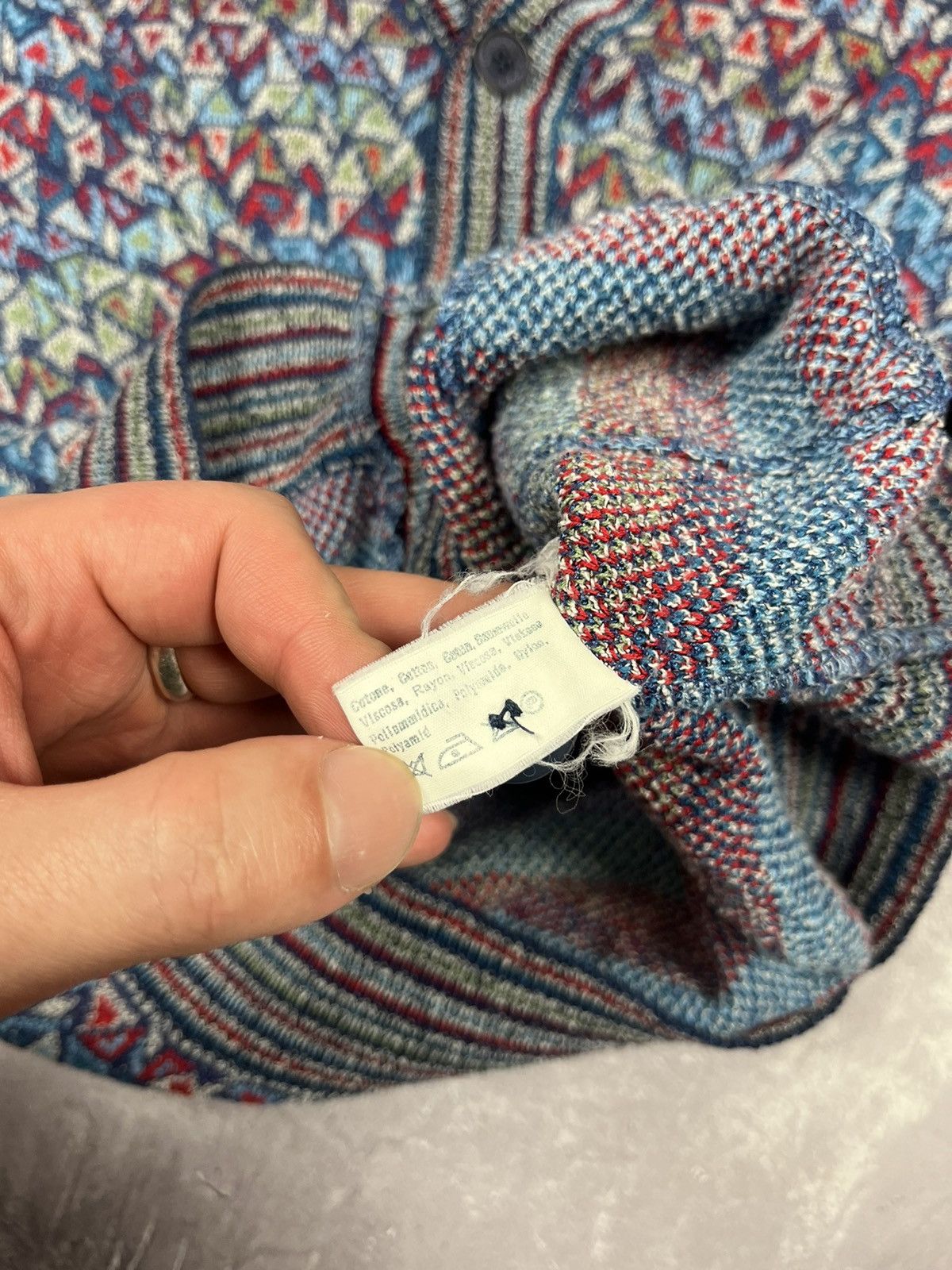 Missoni Missoni Sport Knitted Pattern Cardigan Sweater archive Size US M / EU 48-50 / 2 - 9 Thumbnail