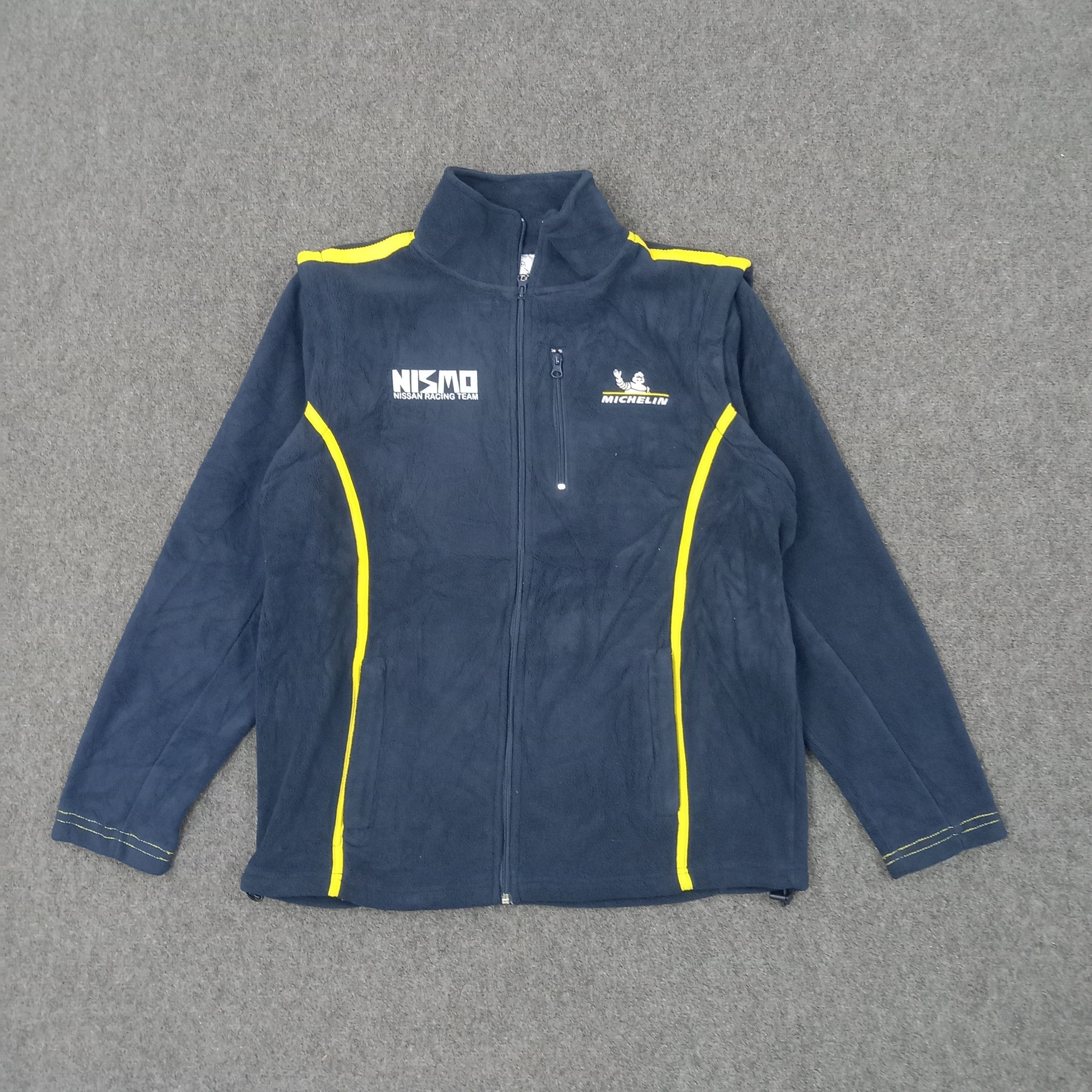 Japanese Brand × Vintage Michelin X Nismo Nissan Racing Team Custom Art Jacket C221N9 Size US L / EU 52-54 / 3 - 3 Thumbnail