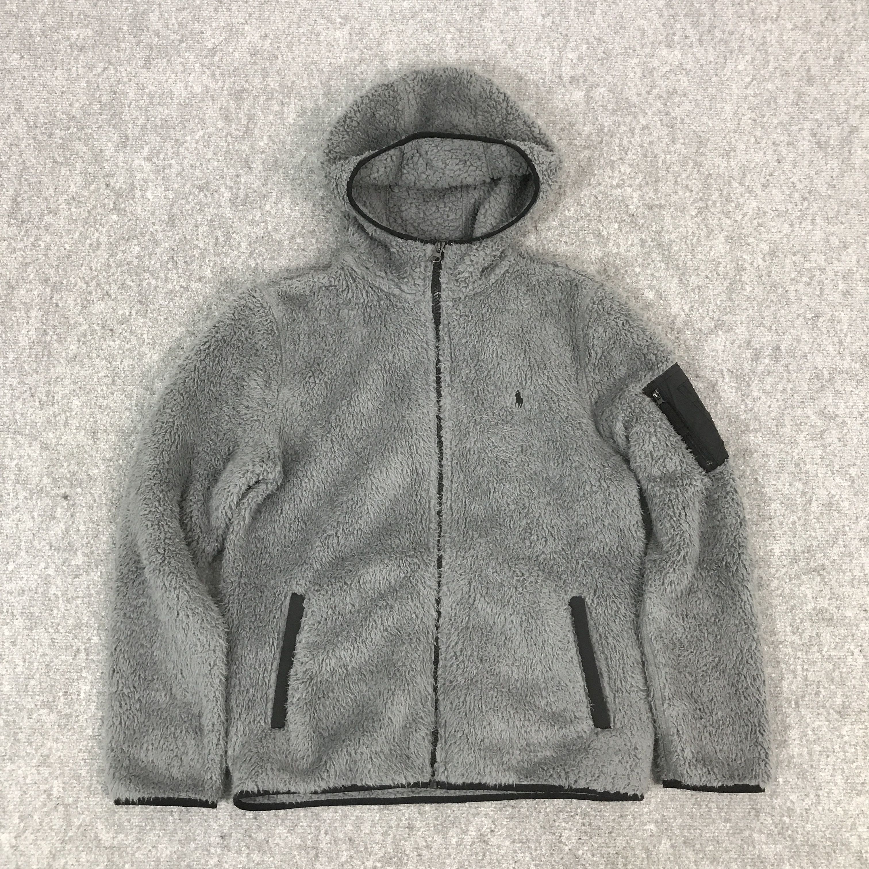 POLO RALPH LAUREN SHERPA HOODIE JACKET