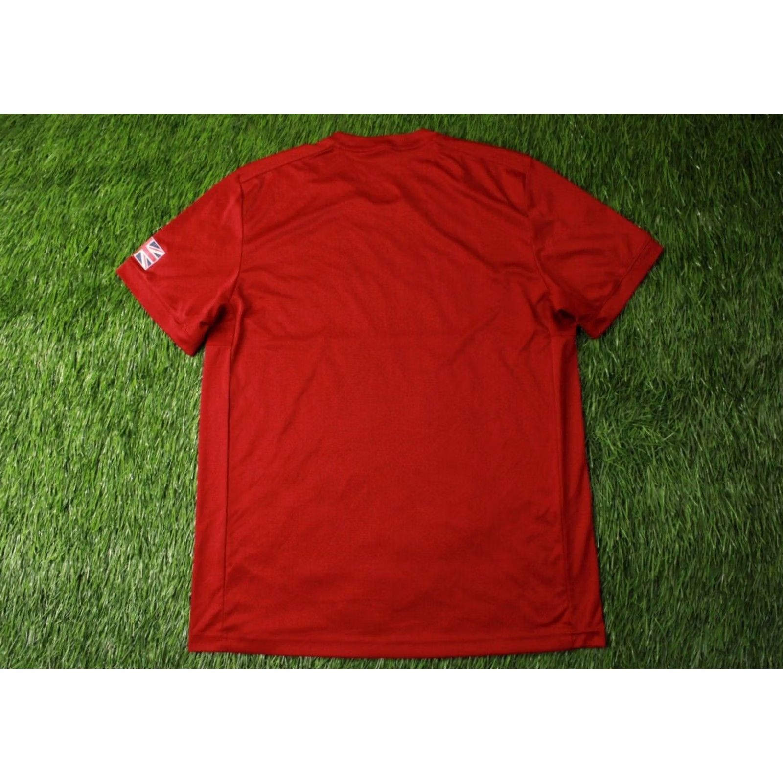 Adidas ADIDAS Team Sports Jersey Shirt Men L Red 2018 Adidas Performance T-Shirt Sports 54 cm Pit to Pit Mens Size US L / EU 52-54 / 3 - 7 Thumbnail
